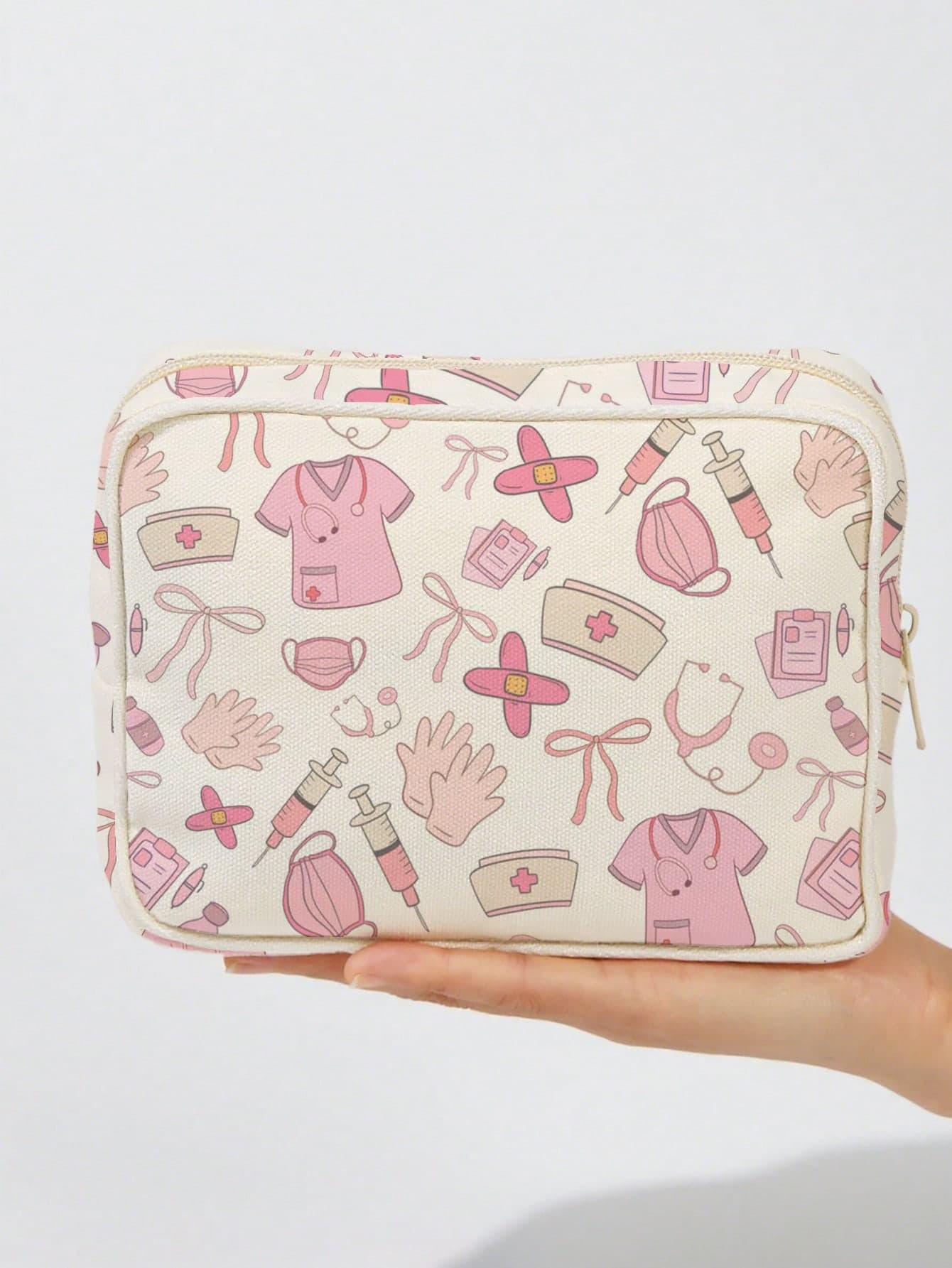 New Ouchie Pouch Storage Bag - Medical Bag, Toiletry Bag, Travel Essential, Colorful Design Suitable For Medicine, Cosmetics And Travel Supplies, Personal Care Organizer Bag, Portable Medical Storage Bag, Can Store Medicine And Medical Supplies