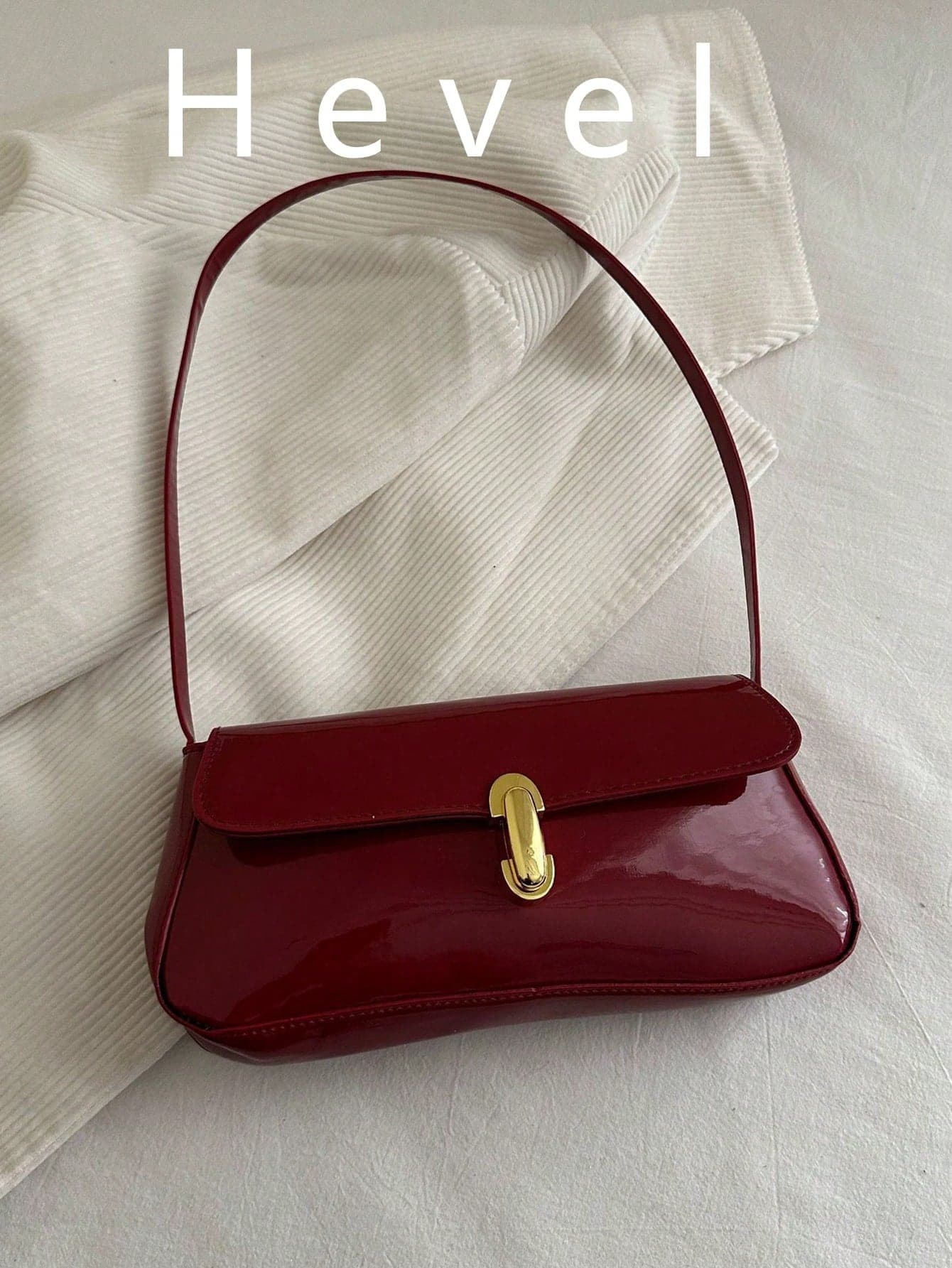 Women's Retro Faux Oil Wax Flap Shoulder Underarm Bag, Suitable For Dates, Outings And Gatherings