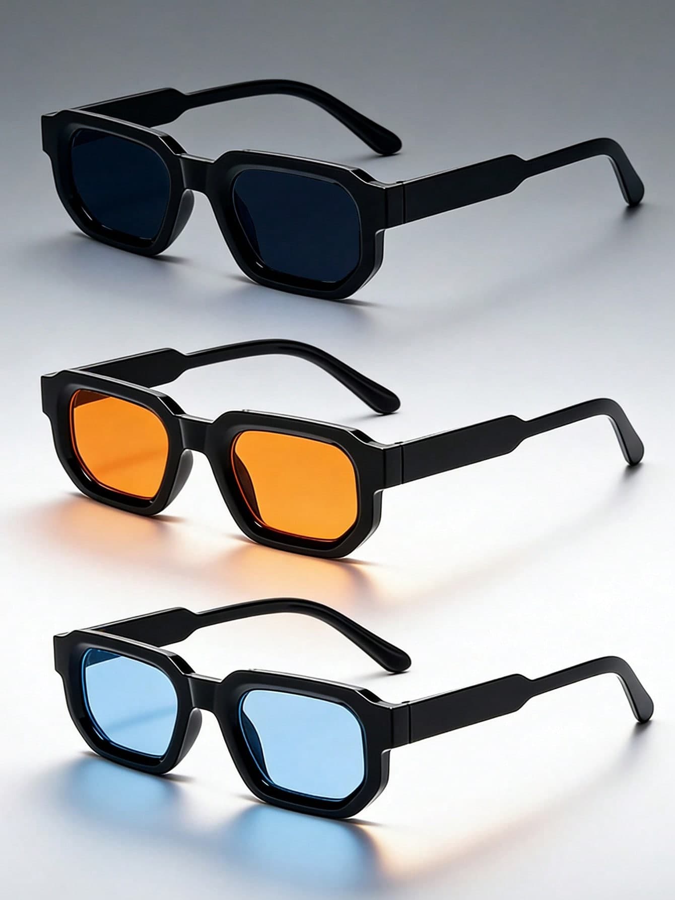 Square Small Frame Fashion Glasses, Retro Minimalist Elegant Style Unisex, Suitable For Tropical Beach Vacation, Holiday Gift, Outdoor Activities, Golf, Street Photography, Beach Toys, Summer Beach Vacation, Outdoor, Travel