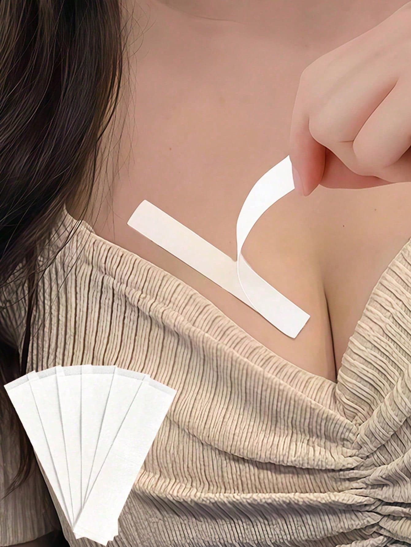 360/180/36pcs Non-Slip Clothing Tape, Fashion Bra Strap Covers, Dress Strap Fasteners, Double-Sided Wardrobe Tape, Essential Back-To-School And Party Outfit Accessories - Discreet Clothing Assistance Tools