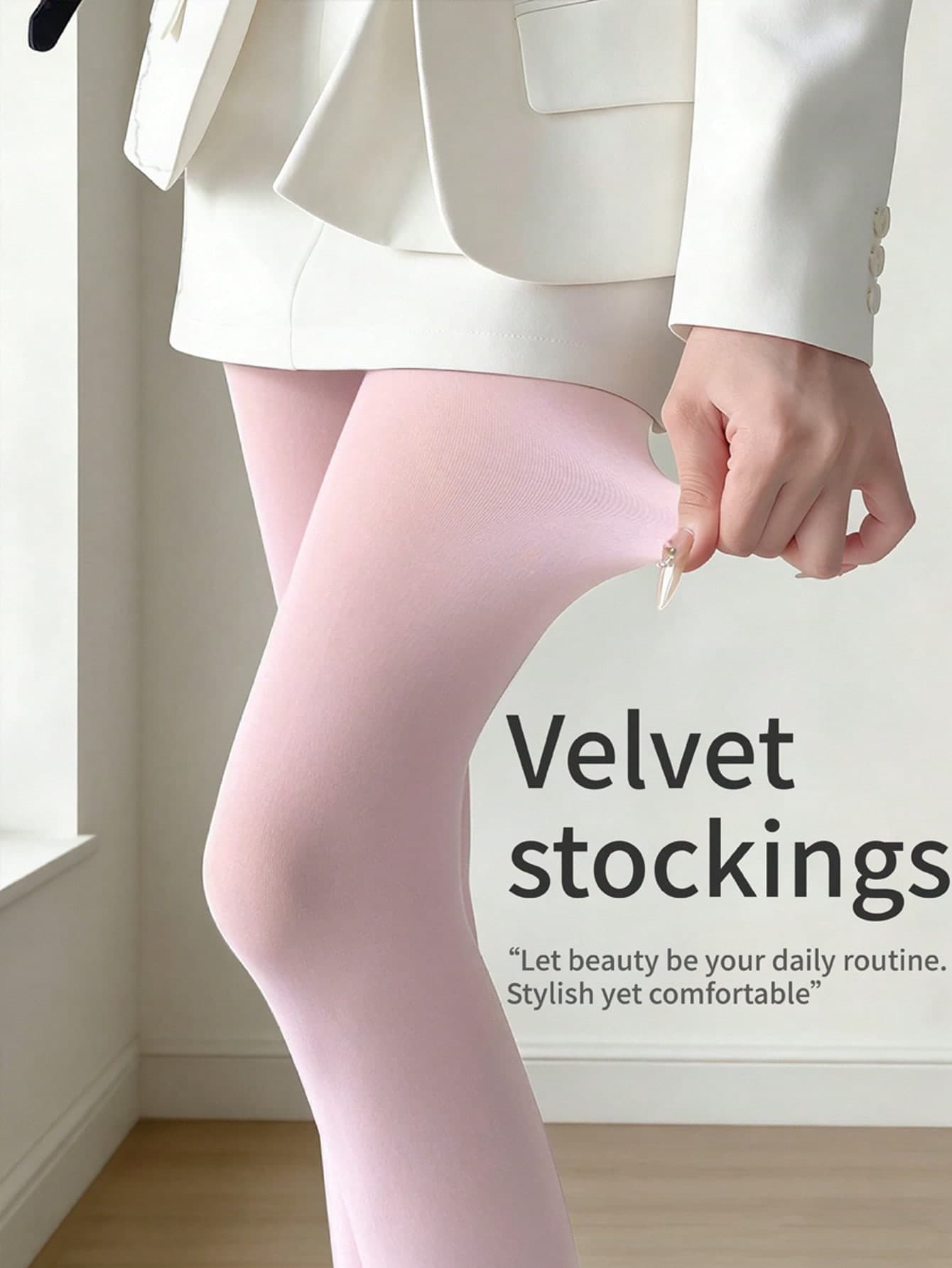 Women's Soft & Comfortable Tights/Leggings, Fashionable High Elasticity Slimming Thermal Pants For Autumn, Comfortable & Warm