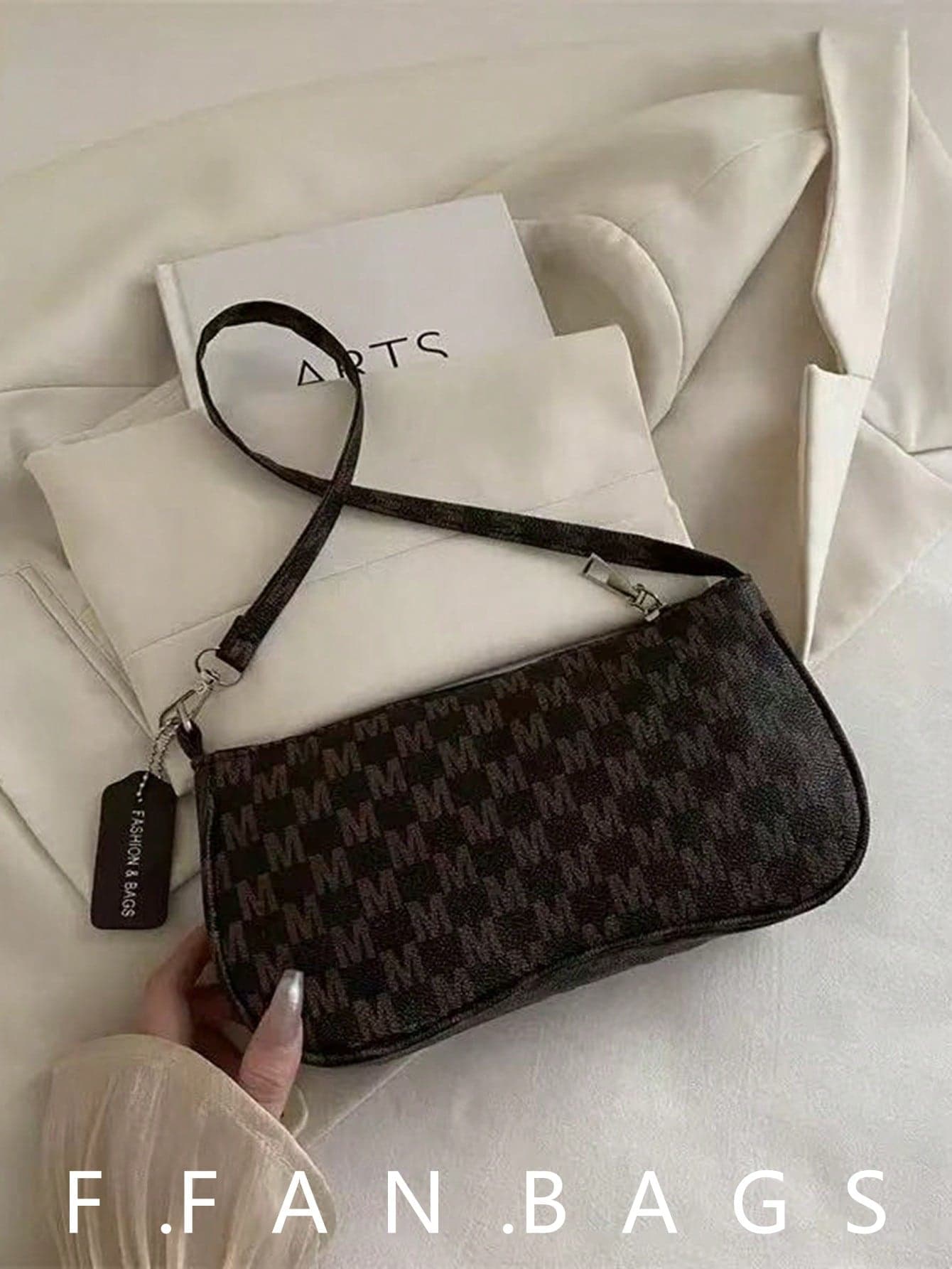 2024 Spring/Summer New Minimalist Versatile PU Underarm Bag, Fashion Chain Shoulder Bag, High-Quality Hand Carry Bag