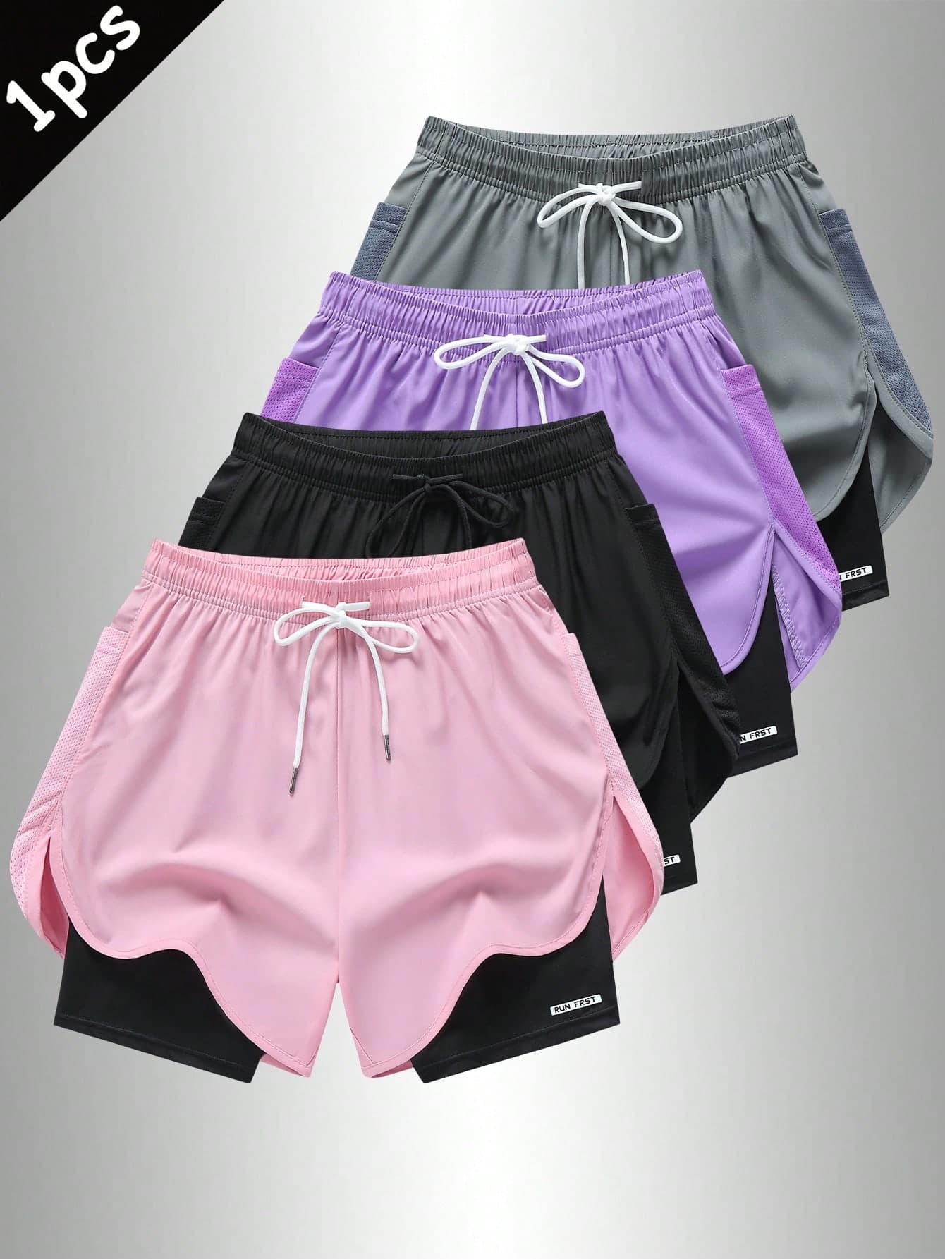Women's Yoga Shorts Set, Made Of Quick-Dry Fabric With Mesh Pockets, Ideal For Summer Casual Tennis, Fitness And Outdoor Running - Designed Specifically For Women - Perfectly Fits An Active Lifestyle. Sports