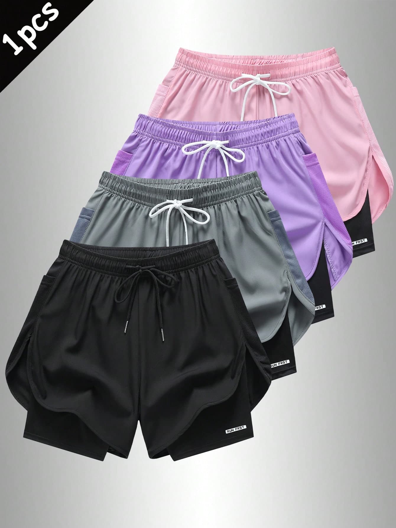 Women's Yoga Shorts Set, Made Of Quick-Dry Fabric With Mesh Pockets, Ideal For Summer Casual Tennis, Fitness And Outdoor Running - Designed Specifically For Women - Perfectly Fits An Active Lifestyle. Sports