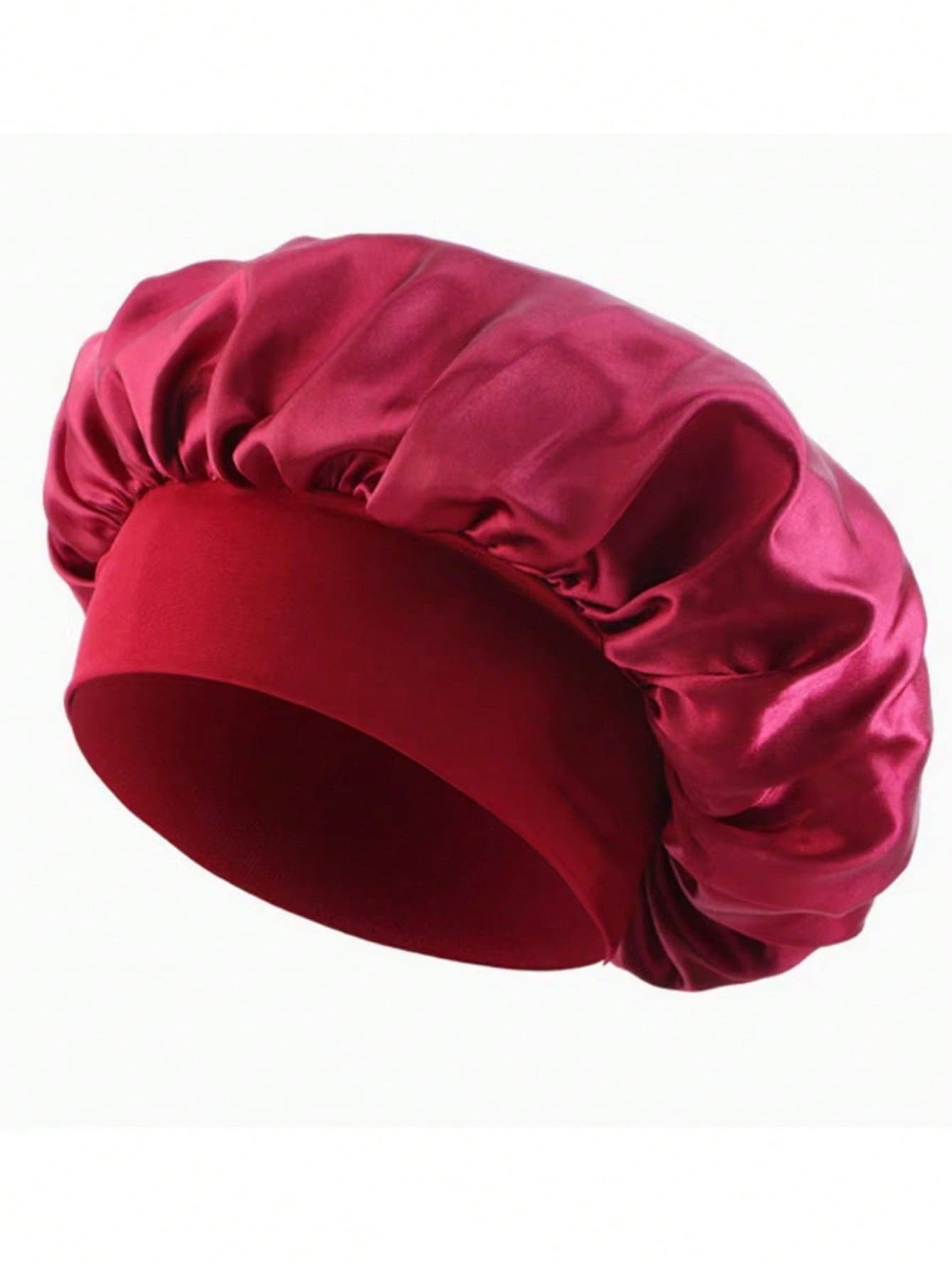 1pc Women's Satin Solid Color Beanie,Beach,Travel