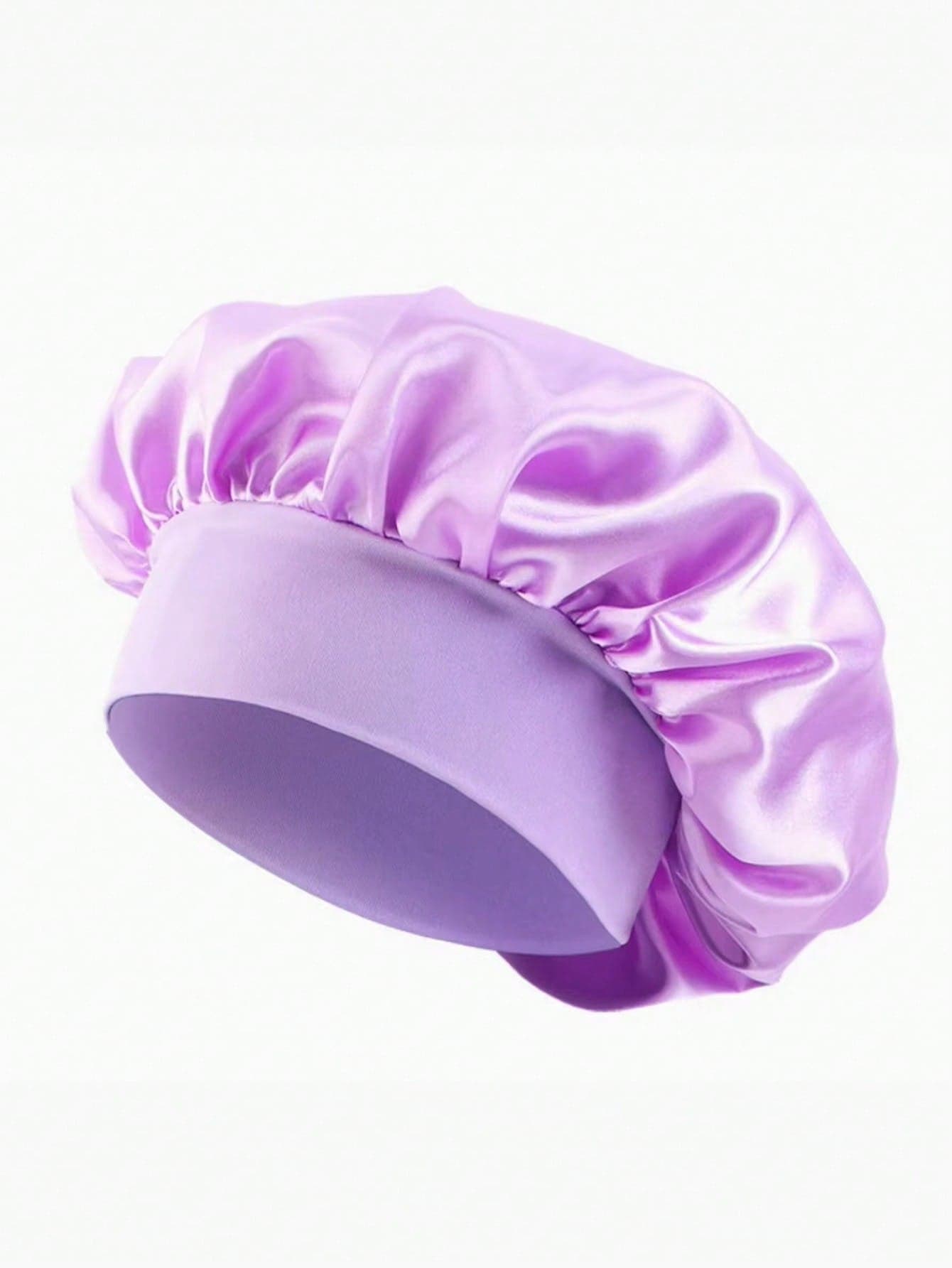1pc Women's Satin Solid Color Beanie,Summer,Beach,Hat,Holiday,Travel