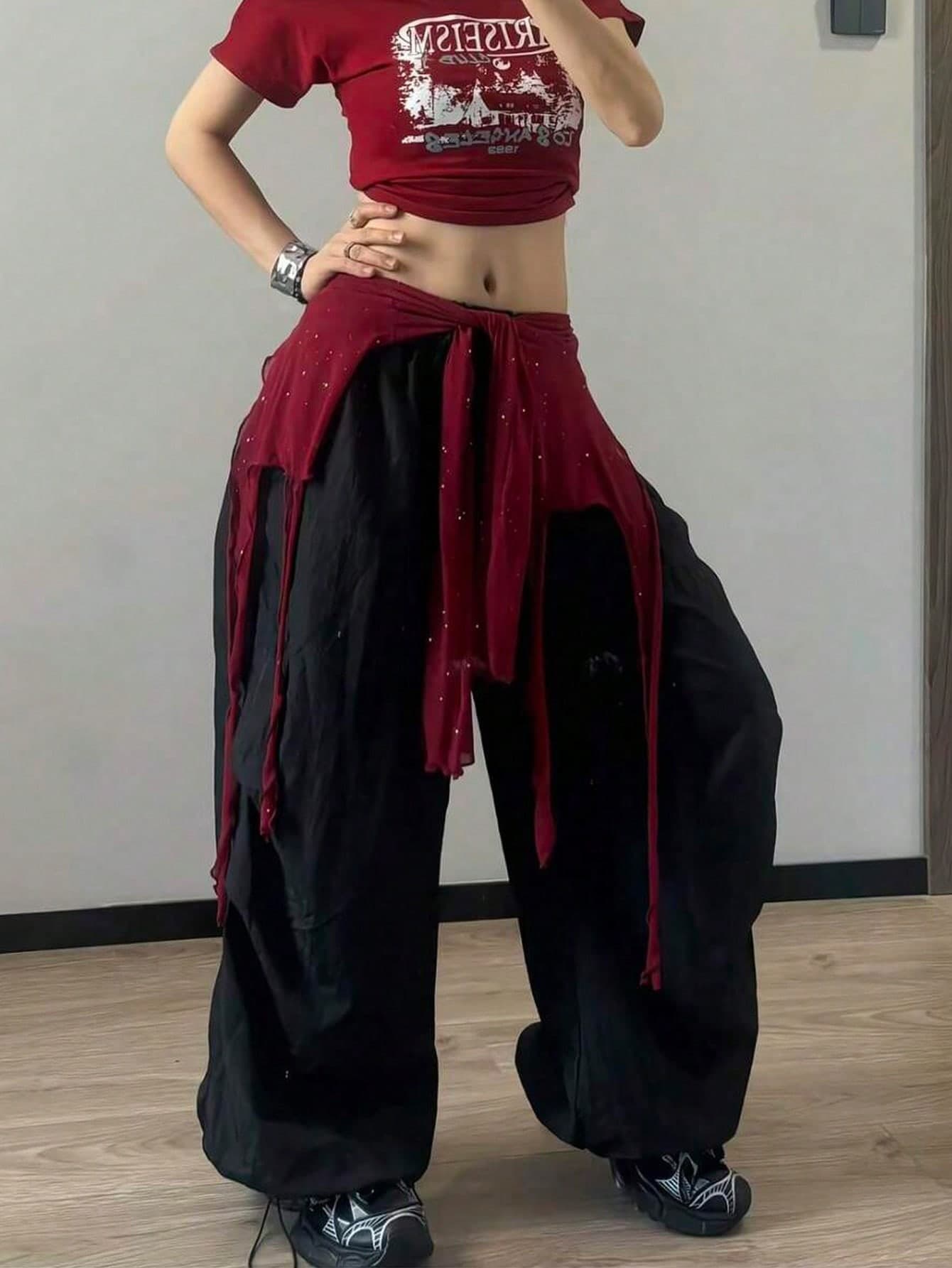 1pc Shiny Jazz Dance New Sexy Sequin Flowy Top Belly Dance Chiffon Shawl Dance Waist Belt Shoulder Sleeve Shawl Waist Scarf Hip Scarf Skirt Suitable For Stage Performance Nightclub Disco Dance Hall Festival Party Banquet Use