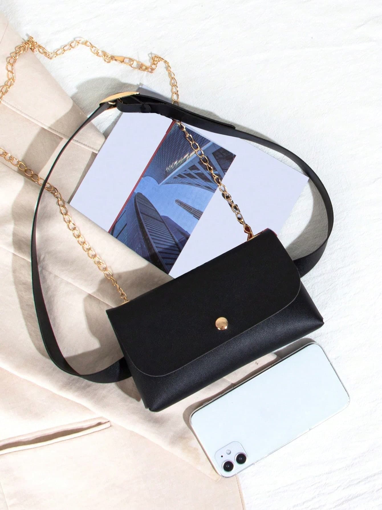 Versatile Minimalist Waist Bag/Crossbody Bag