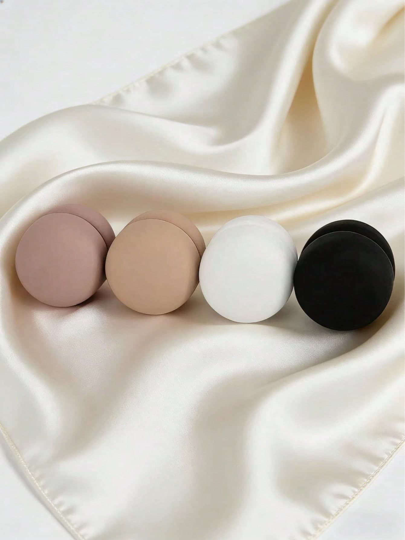 4pcs Hijab Pins, Muslim Multi-Purpose Hijab Magnetic Clips, For Shawl, Shirt, Clothing, Pants Leg, Scarf