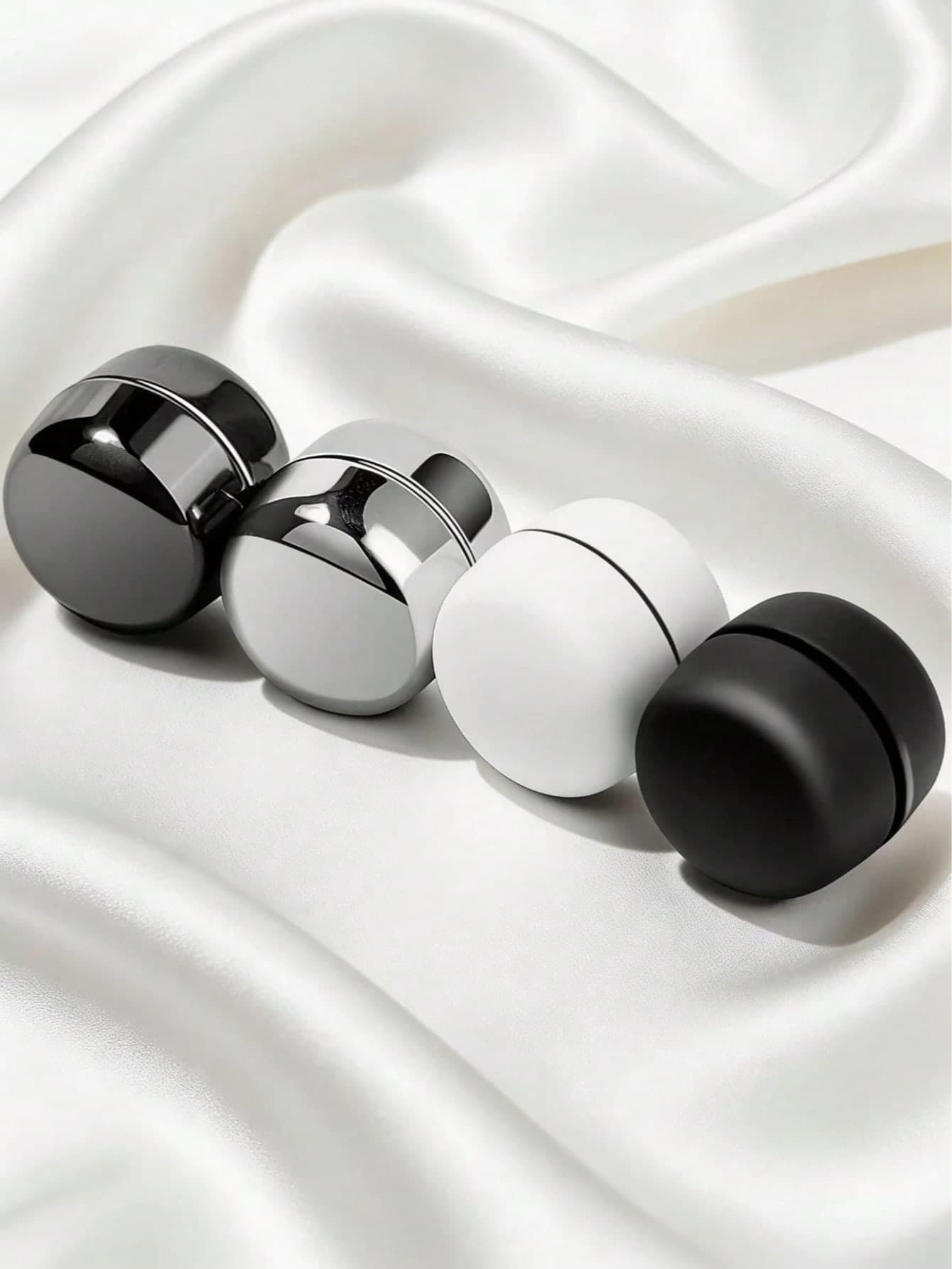 4pcs Women's High-End Scarf Magnetic Clasp Shawl Brooch Collar Clip (No Card No Box),Beach,Holiday