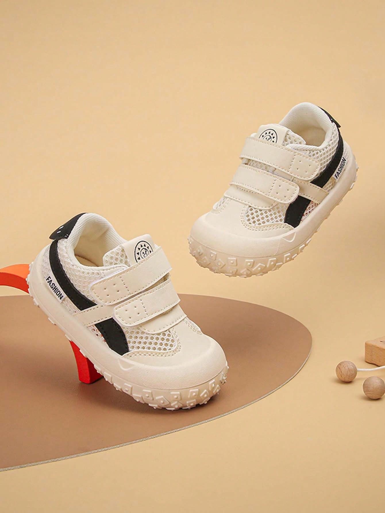 1 Pair Boys & Girls Mesh Breathable Non-Slip Sports Training Shoes For Toddlers & Kids, Suitable For Spring, Summer, Autumn, Winter