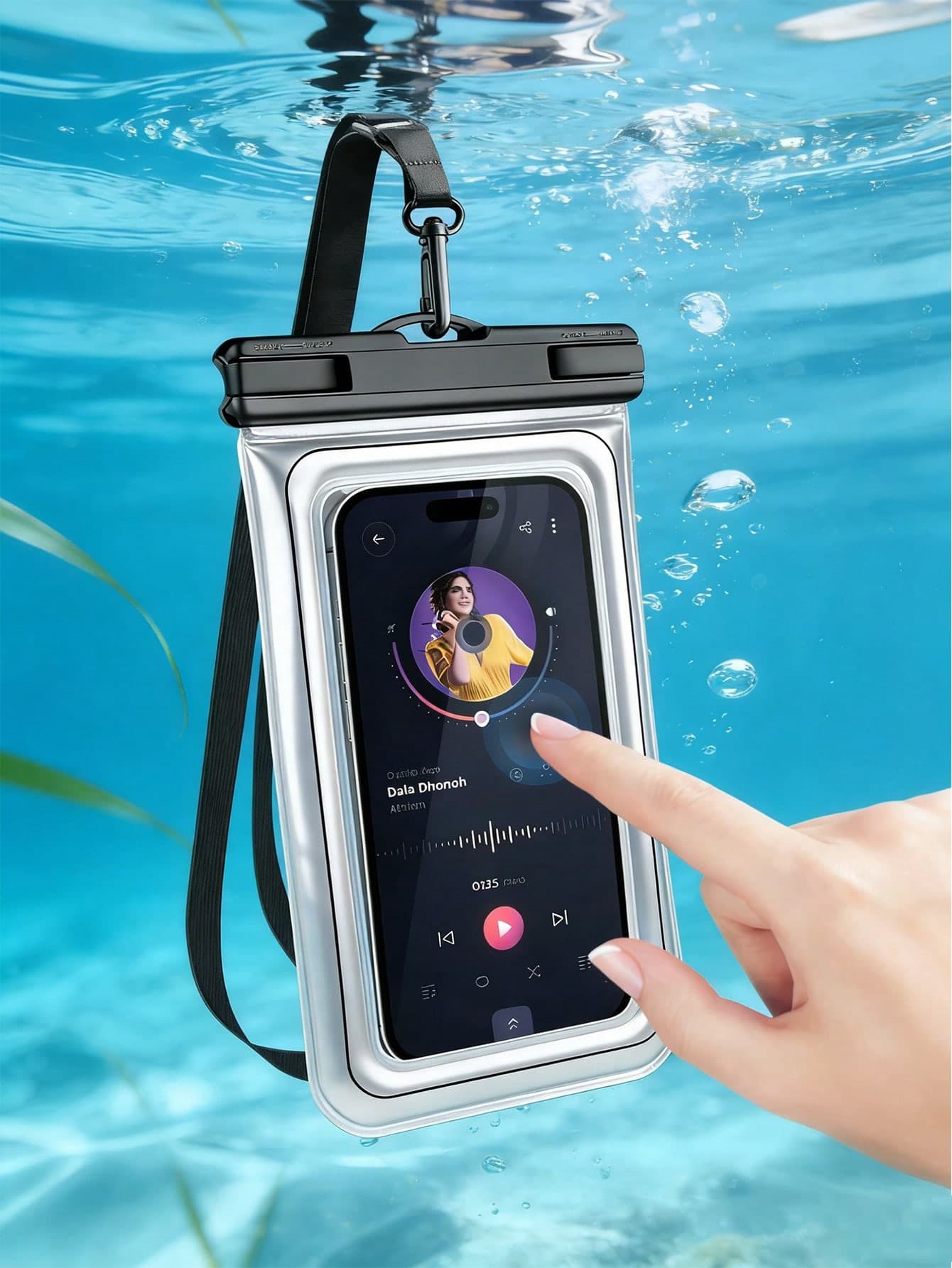 1/3/5pcs Waterproof Bag, Universal Waterproof Phone Pouch, Air Cushion Waterproof Phone Case, Waterproof Phone Pouch For Swimming & Beach, Suitable For Smartphones, Phone Charm, Phone Accessories, Airplane Accessories, Travel Accessories, International Travel, Summer Camping, Tech Accessories, Gym Phone Accessories, Travel Essentials