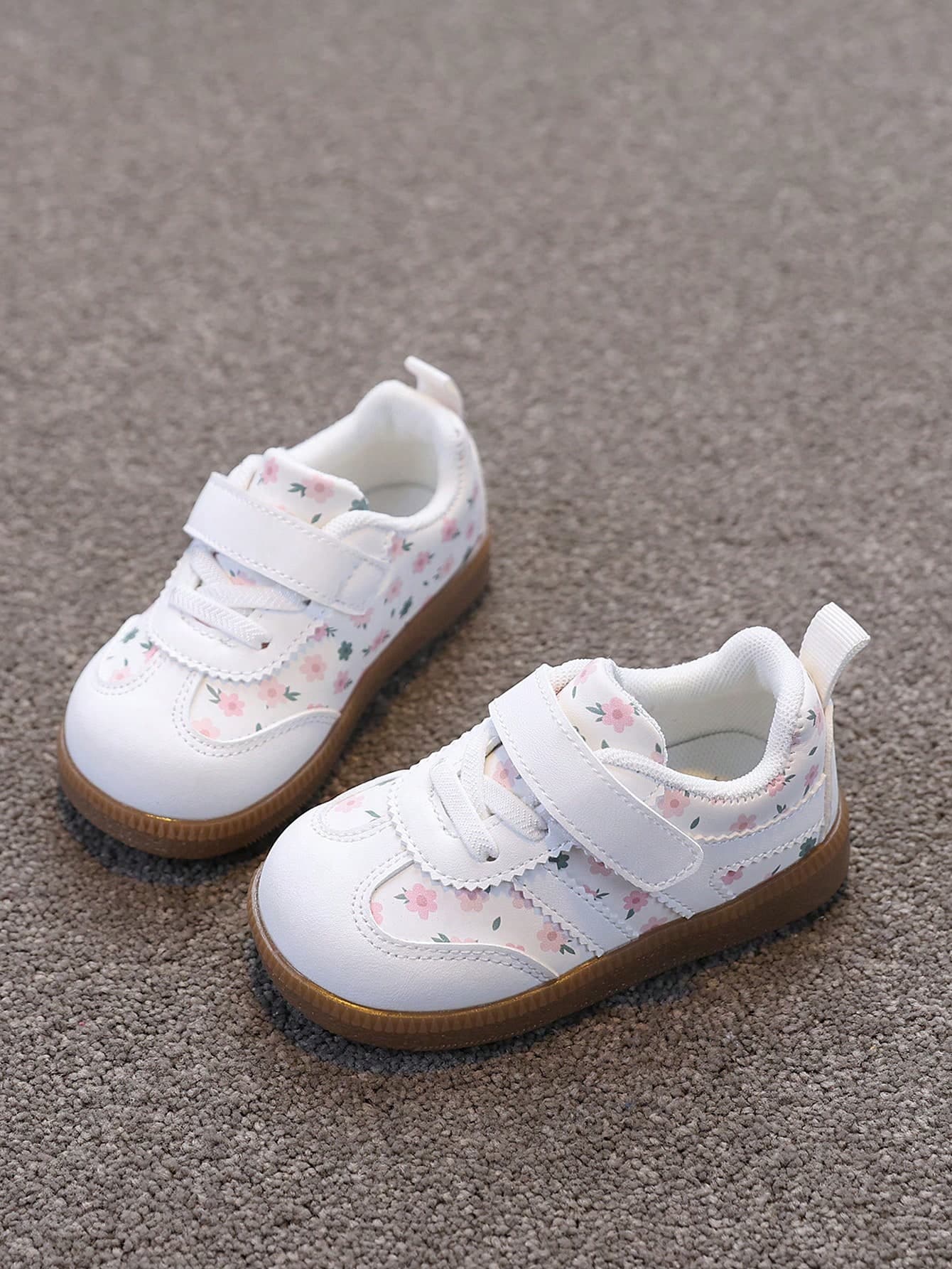1 Pair Children/Toddler Girls Soft Bottom Fashionable Versatile Non-Slip Casual Outdoor Sneakers