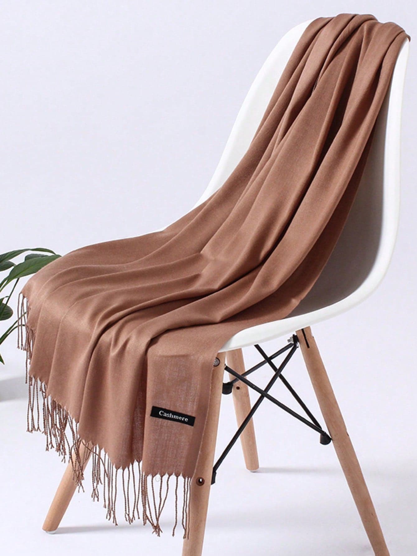 1pc Women's Scarf, Outdoor Classic Solid Color Shawl Unisex Thin Scarf, For Air-Conditioned Rooms, Extra Large Size Warm Scarf