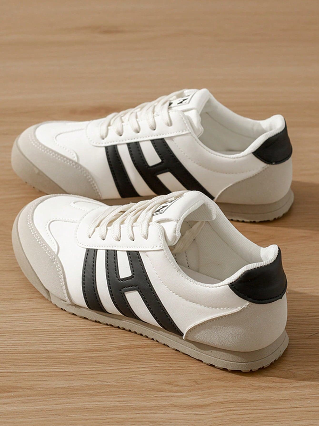 Plus Size Women's Summer Casual Soft Bottom Non-Slip Patchwork Outdoor Sports Shoes, Lightweight Flat Sneakers For Spring Autumn
