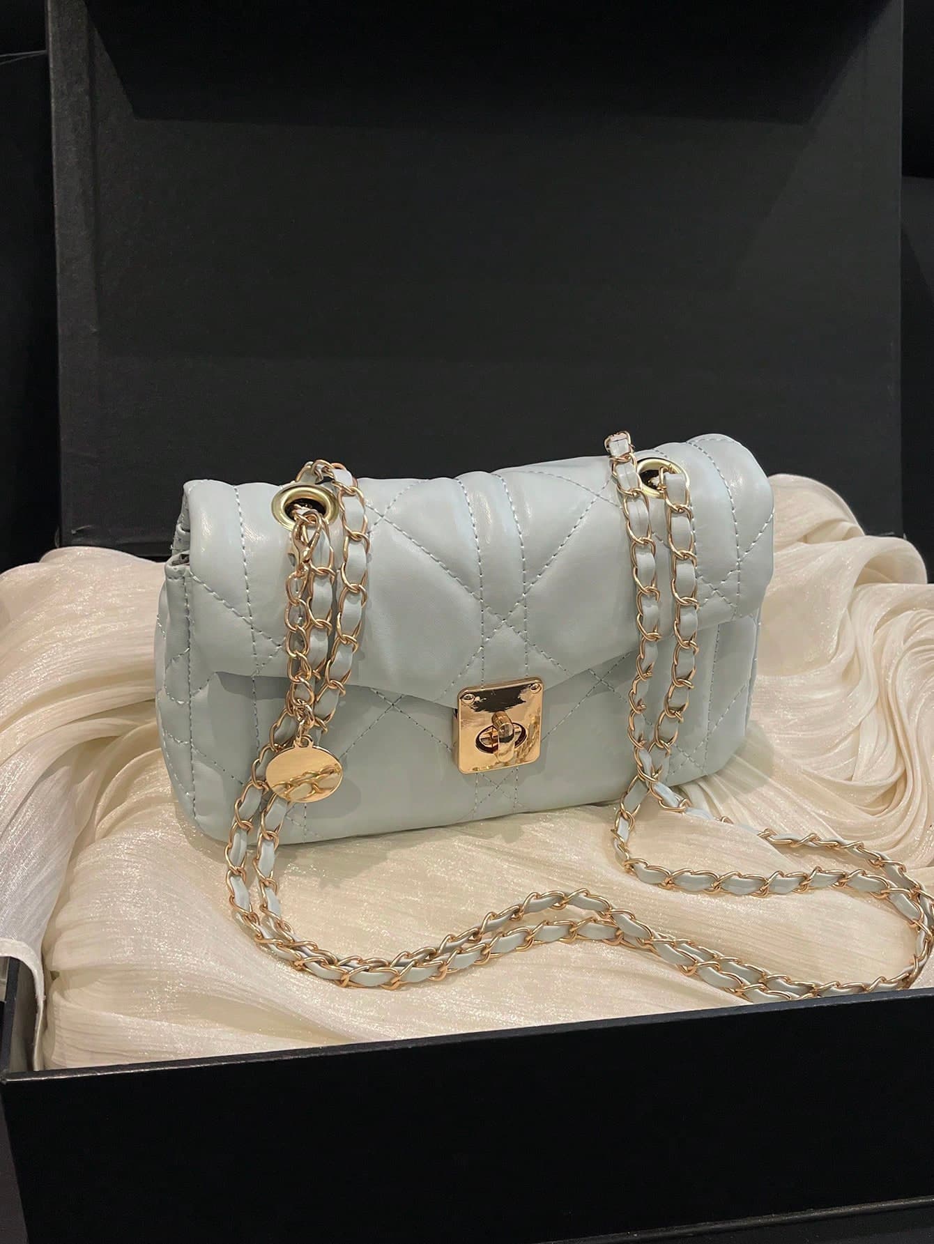 2026 Luxury Quilted Solid Color PU Special Buckle Women's Shoulder Bag, Multifunctional Clutch, Suitable For Daily Outings, Work, Gatherings, Dates And Other Occasions, Also Can Be Used As A Gift