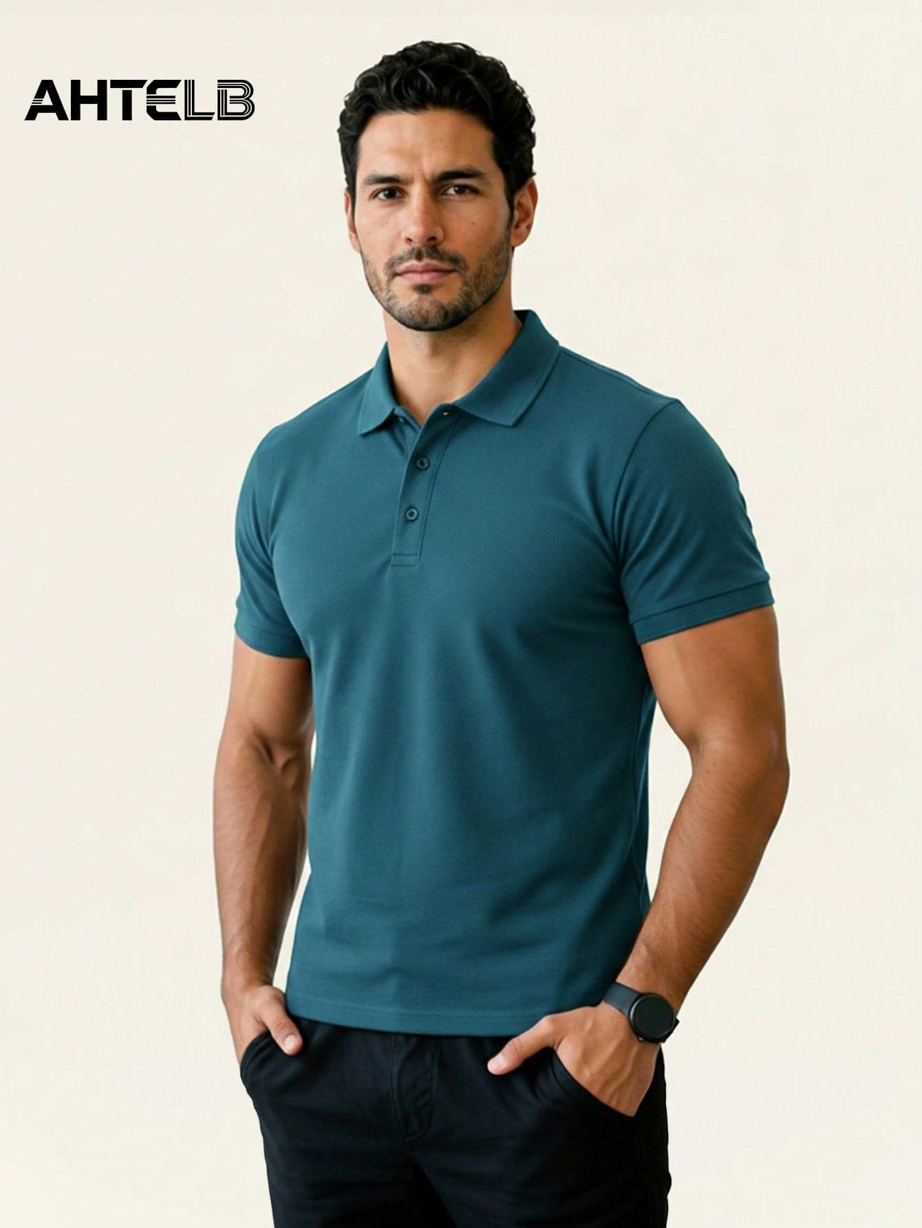 AHTELB Men's Summer Thin POLO Shirt, Short Sleeve Ice Silk Polo Collar Thin T-Shirt, Slightly Transparent,T Shirts For Men Sports