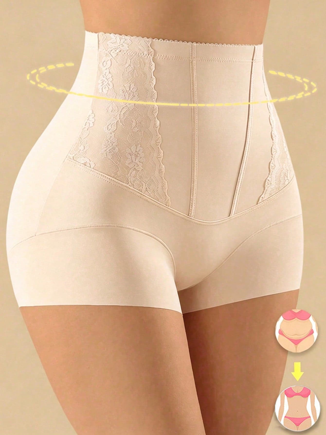 High Waist Seamless Slimming Pants For Women, Tummy Control Shapewear Leggings
