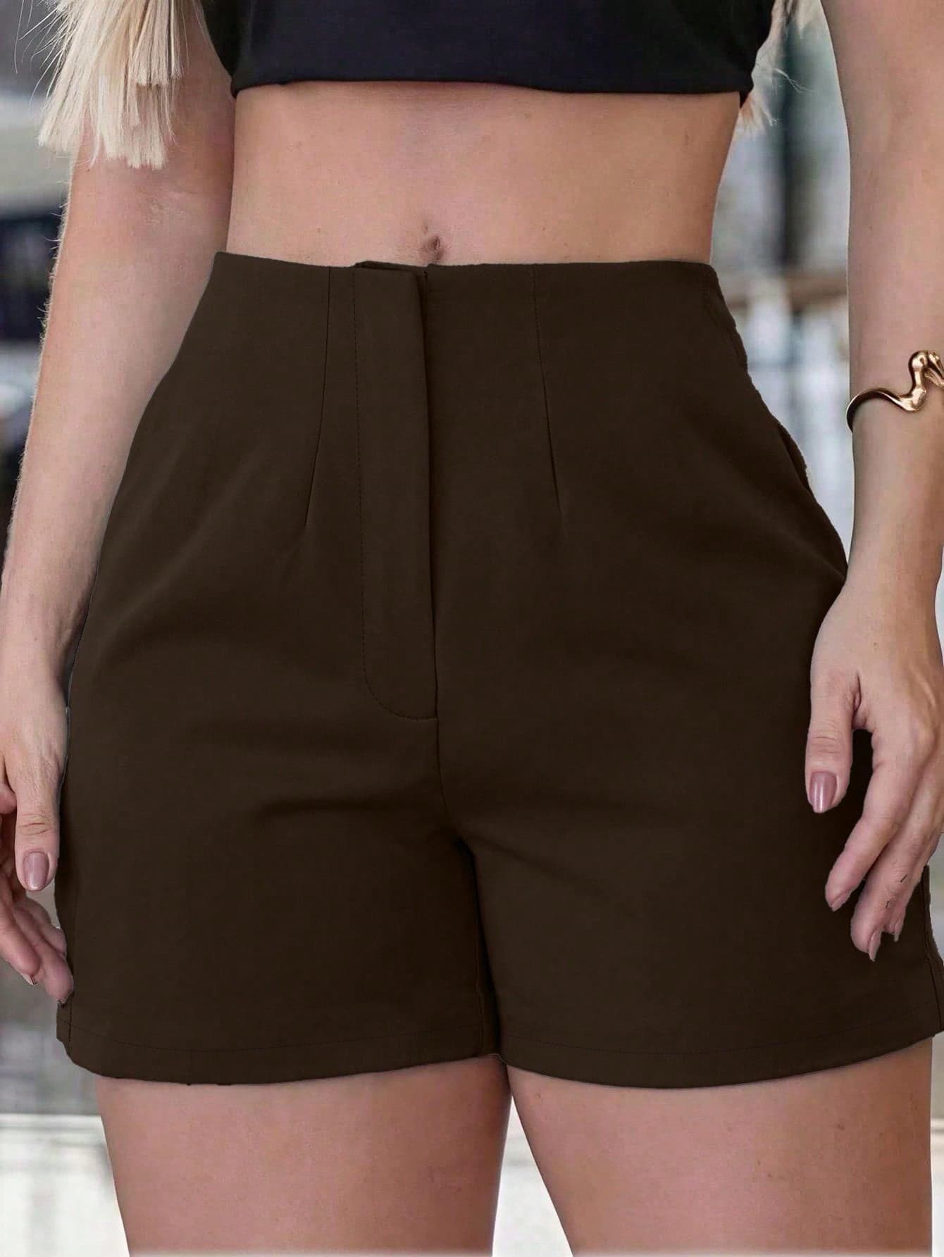 Women's Summer Casual Elastic Fitness Shorts, American Style
