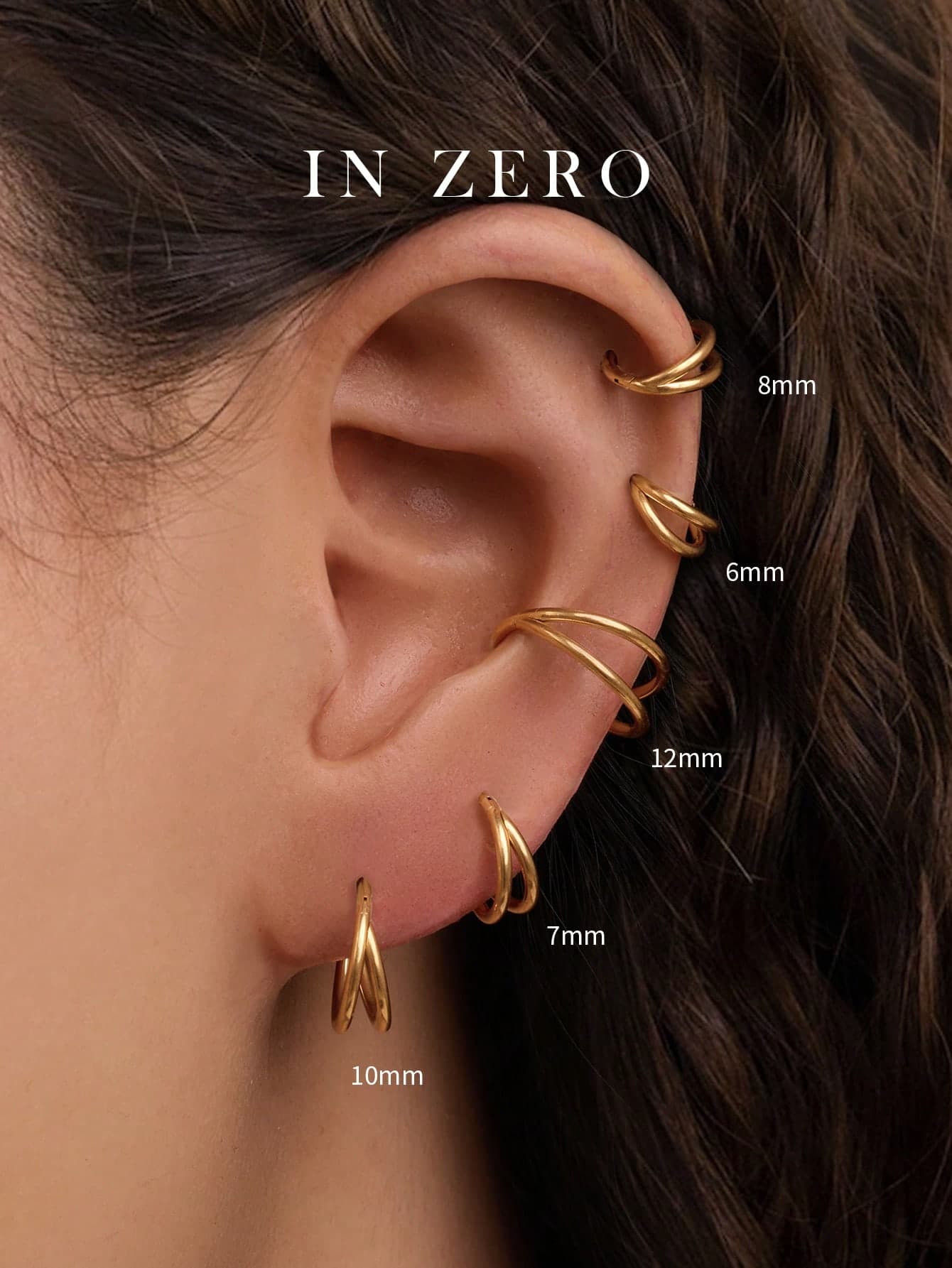 1pc Titanium Steel 16G Smooth Double-Layer Earrings Hinged Hoop – Six Sizes Available (6-12mm) - Cartilage Hoop, Helix Hoop, Nose Piercing, Septum Ring, Seamless Clicker, Tiny Hoop Earring, Daith Hoop,Tragus Hoop,Conch Piercings, Silver Seamless Cartilage Earring, Suitable For Daily Wear For Both Women And Men