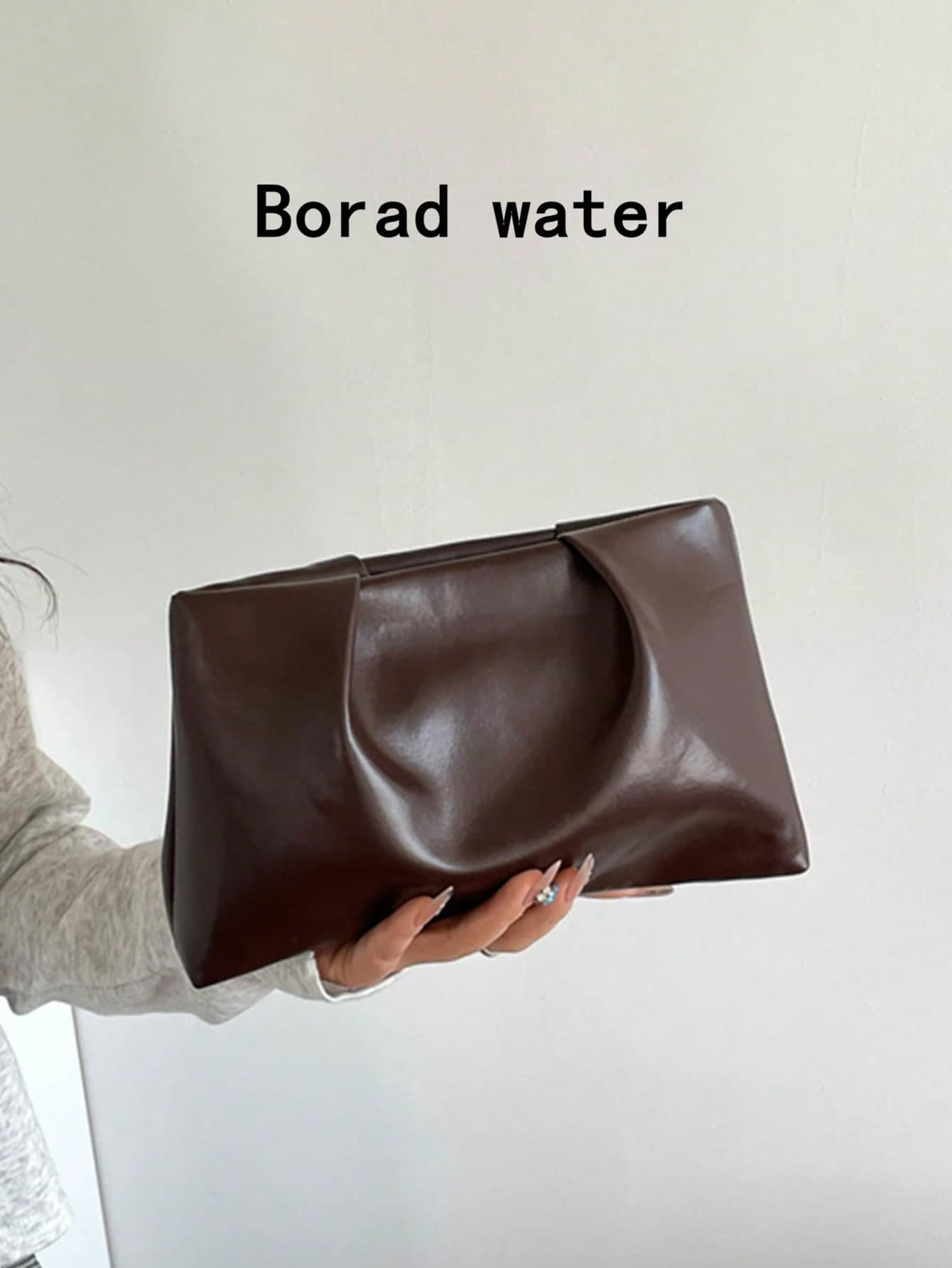 New Spring/Summer Fashion Solid Color Clutch, Pleated Cloud Bag, Casual Envelope Bag, Cosmetic Bag, Travel Accessory Bag, Liner Bag, Toiletry Bag, Storage Pouch