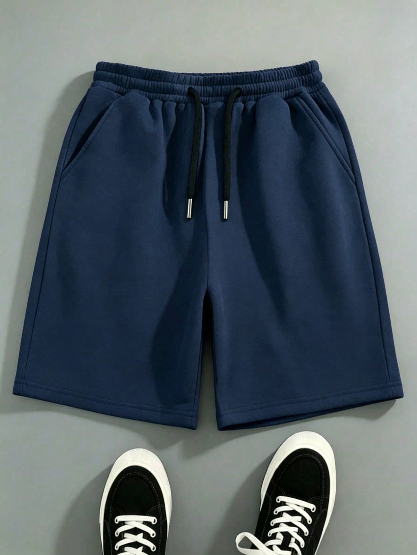 Plus Size Teens/Boys' Loose Solid Color Casual Shorts, Streetwear Style, Summer