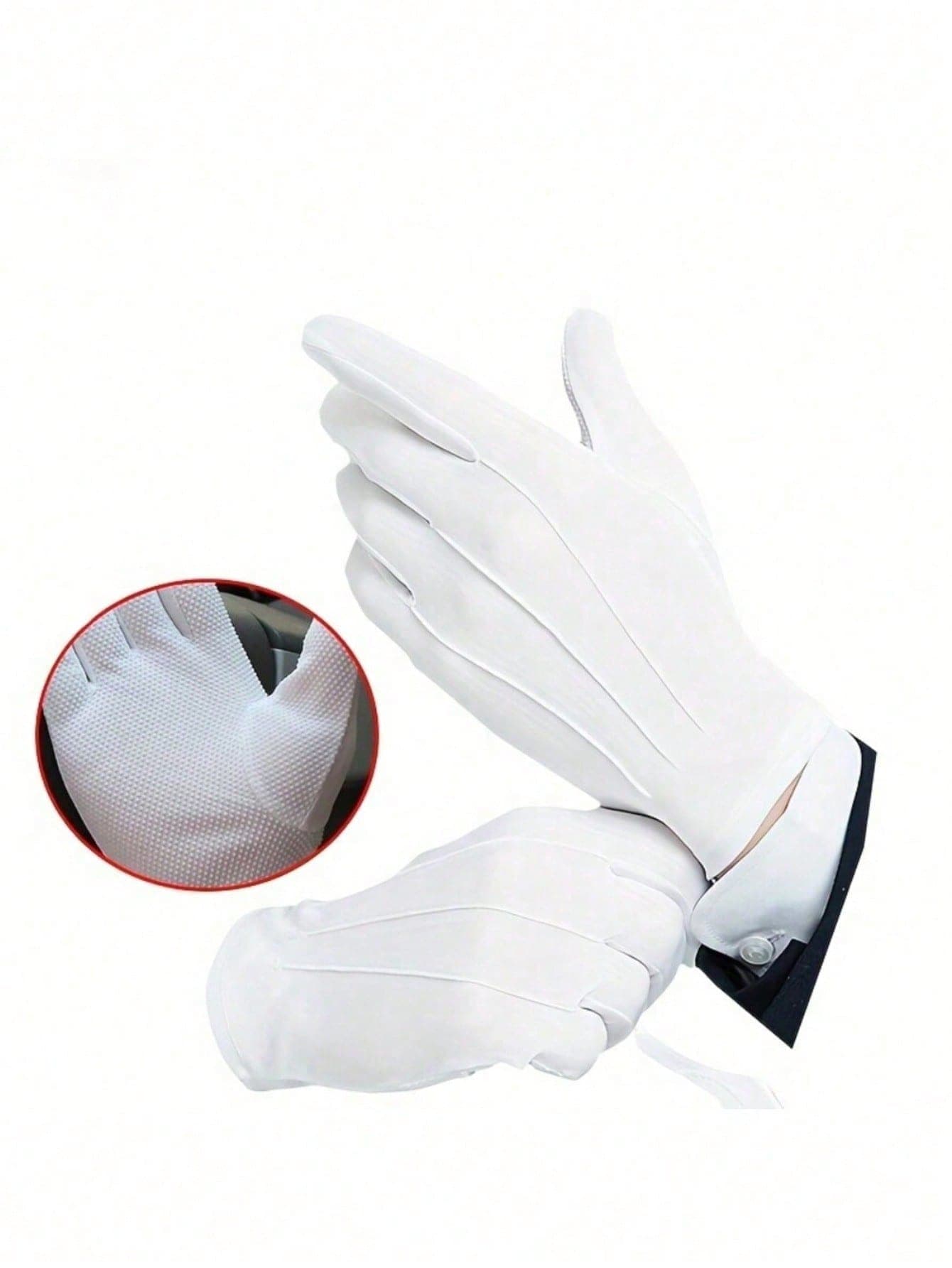 1 Pair Anti-Slip Breathable Thin Driving Gloves With Dotted Rubber Plastic Grip Design, Labor Protection Equipment
