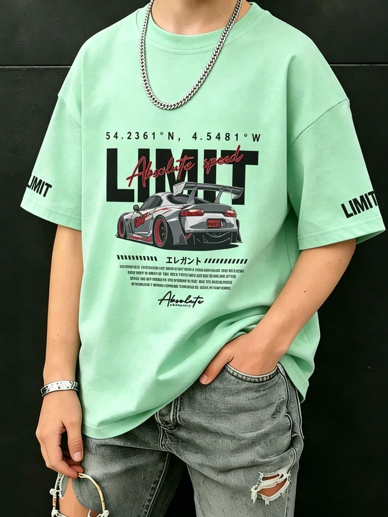Tween Boys' Graphic Print Short Sleeve T-Shirt, Student Youth Casual Summer Top