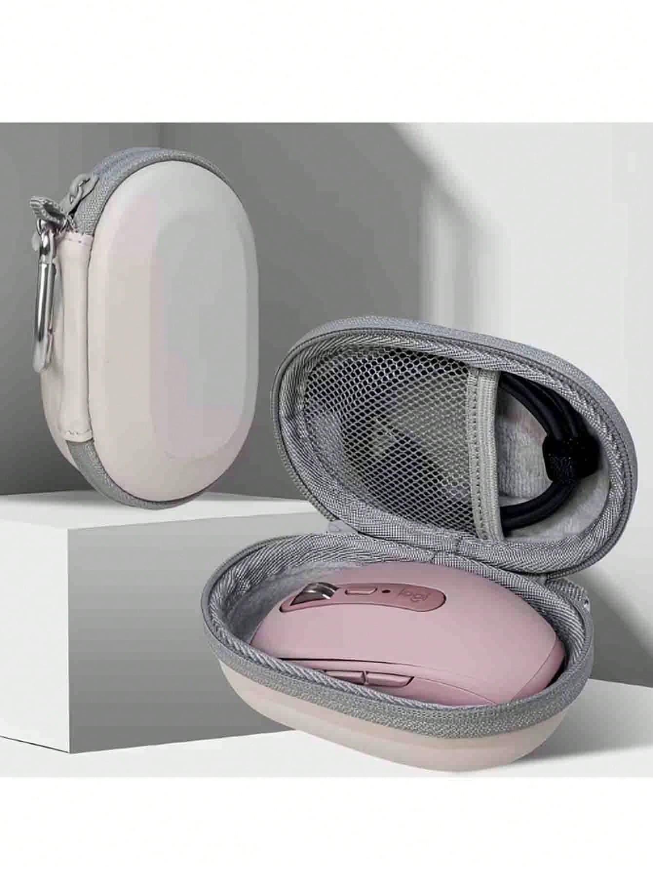 Storage Bag Only: Hard EVA Gaming Mouse Storage Box/Portable Bag - Multi-Functional Digital Accessories Storage Bag, Suitable For Mouse, Data Cable, Power Bank And Plug, With Anti-Collision Protection Function.