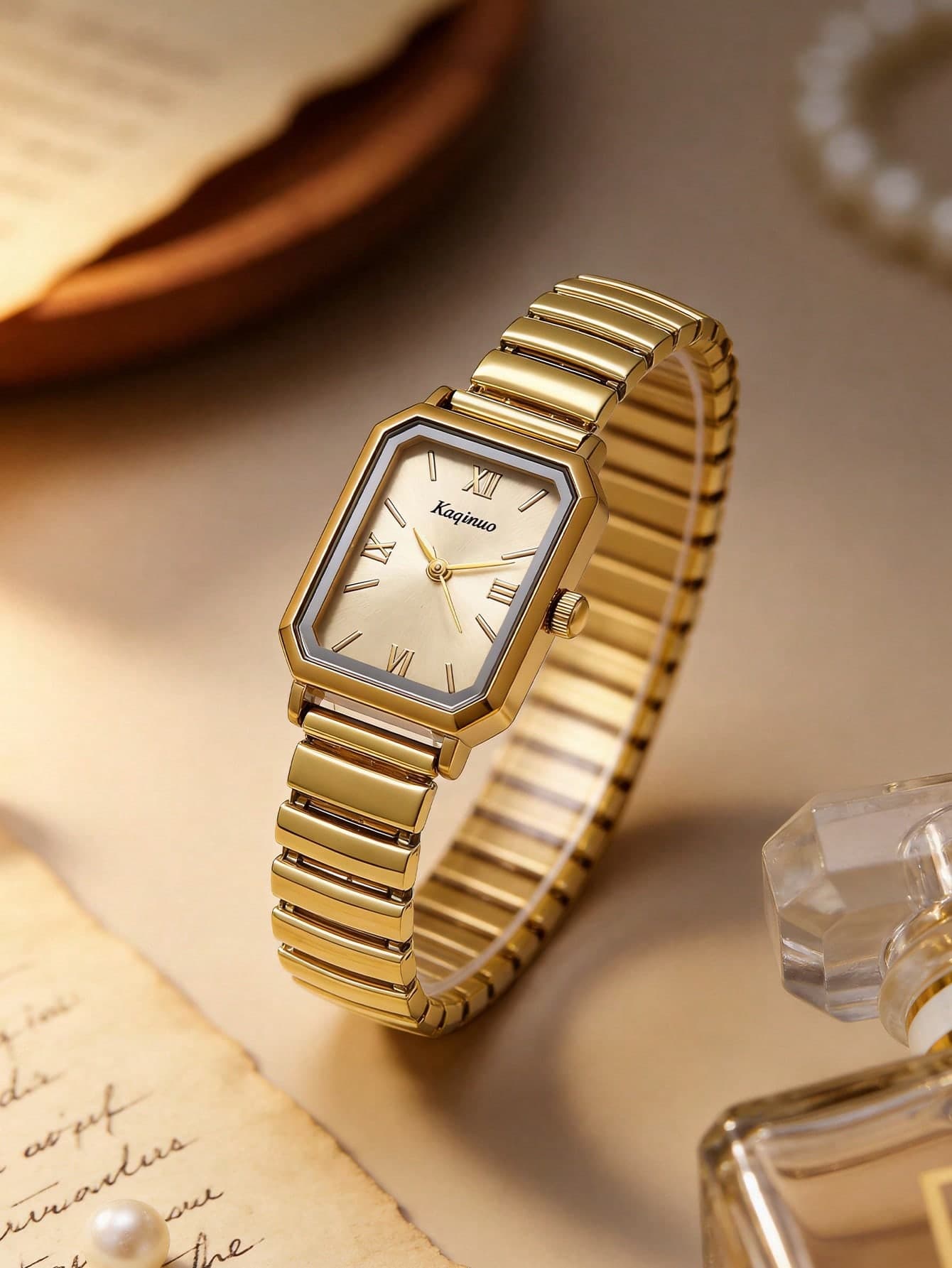 1pc Women's Elegant Retro Square Quartz Watch, High-Quality Alloy Metal Band, Minimalist Luxury, Suitable For Daily Commute And Office Attire, Perfectly Matches Modern Casual Wear, Suitable For Outings, Work, Parties And Weddings, An Ideal Gift For Wife, Sister, Girlfriend, Family And Friends, Suitable For Birthdays, Anniversaries And Other Special Occasions, Exquisite Watch Accessory