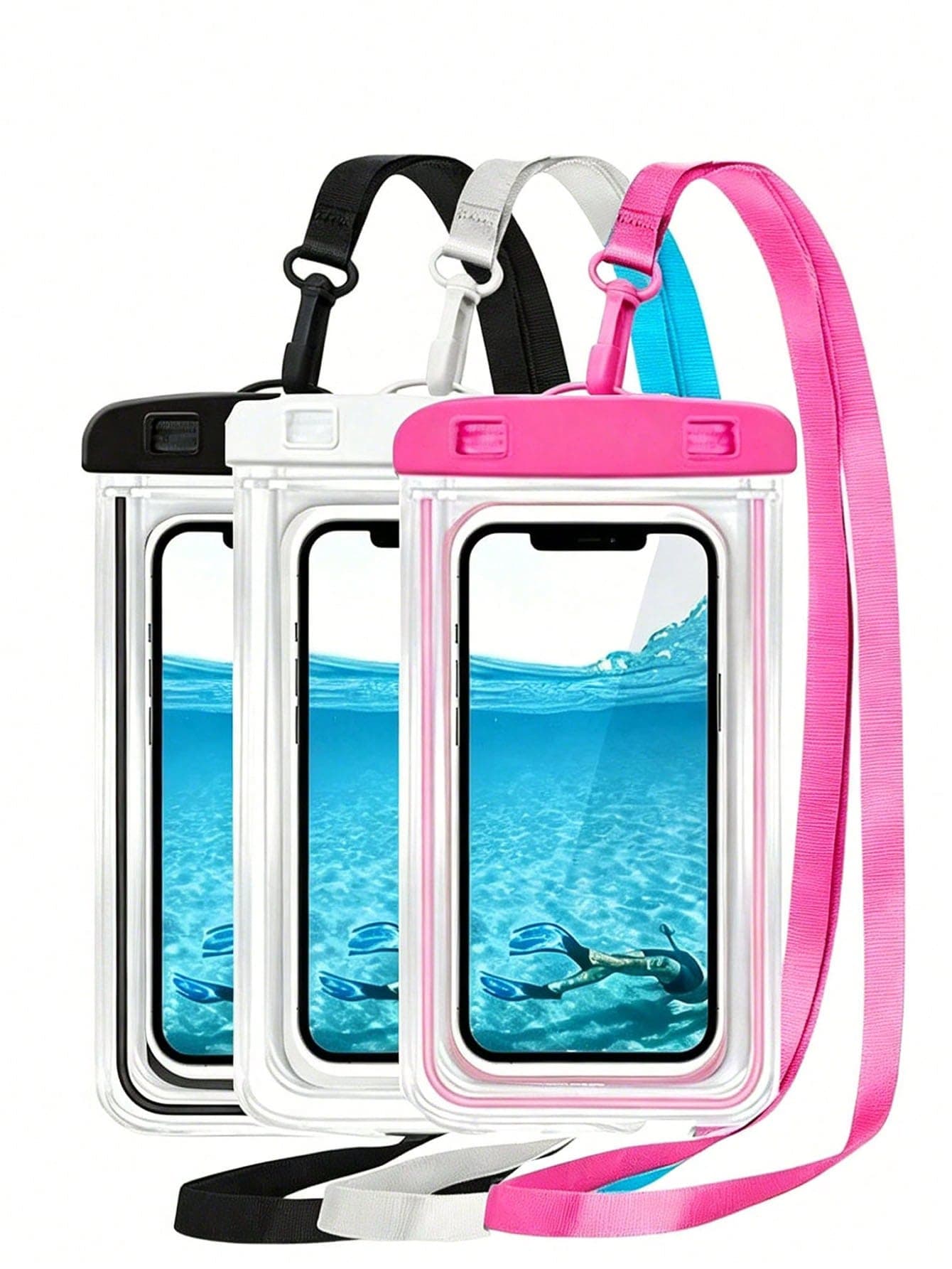 10pcs/5pcs/4pcs/2pcs/1pc Waterproof Bag, Underwater Waterproof Phone Bag, Beach Waterproof Phone Dry Bag, Summer Camping, Holiday Essentials