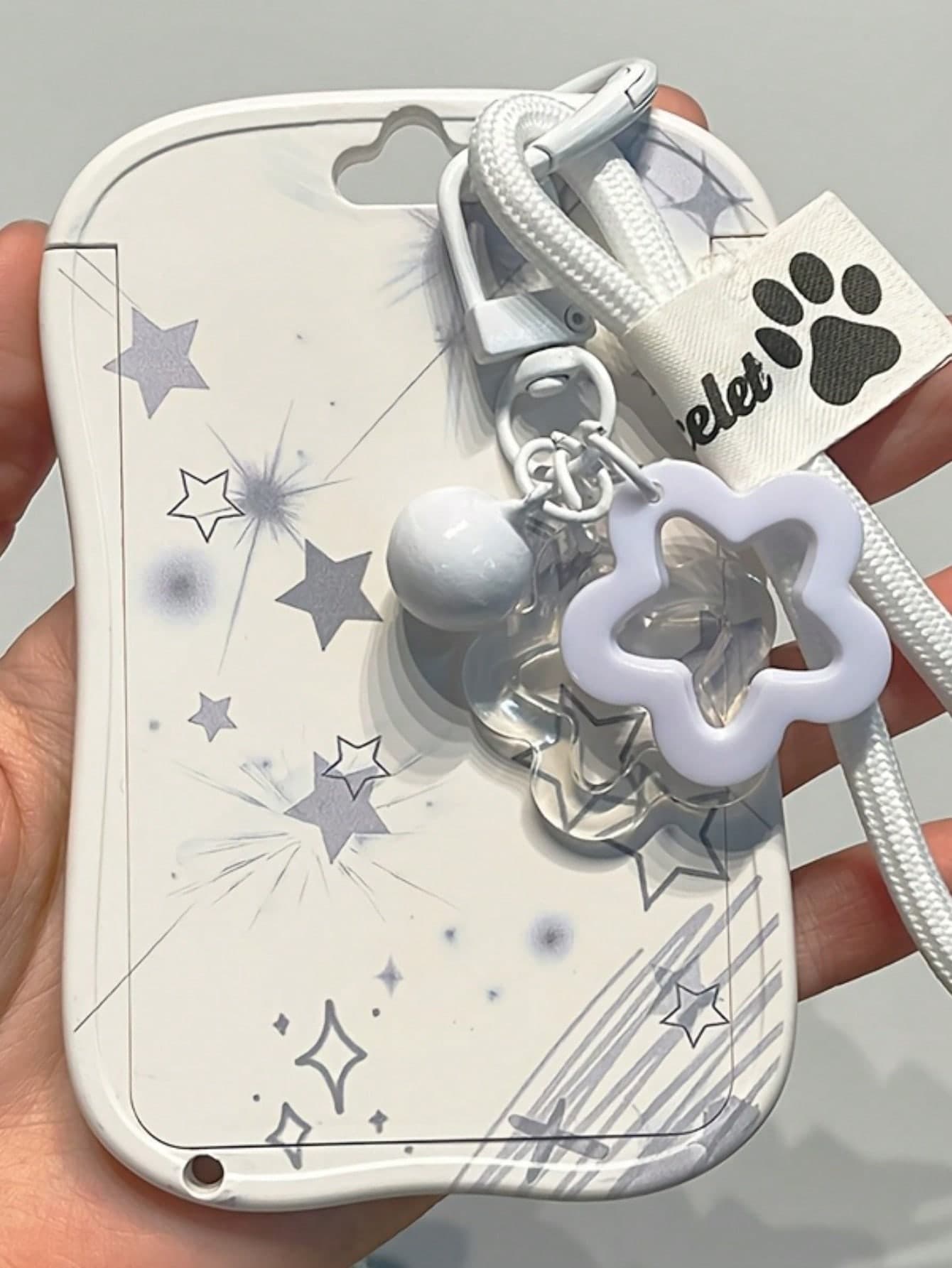 1 PC 2D Joivida Cute Photo Card Holder Star Shape Clear PC Card Protector Metro Bus Student Card Case Stationery Back To School Supplies