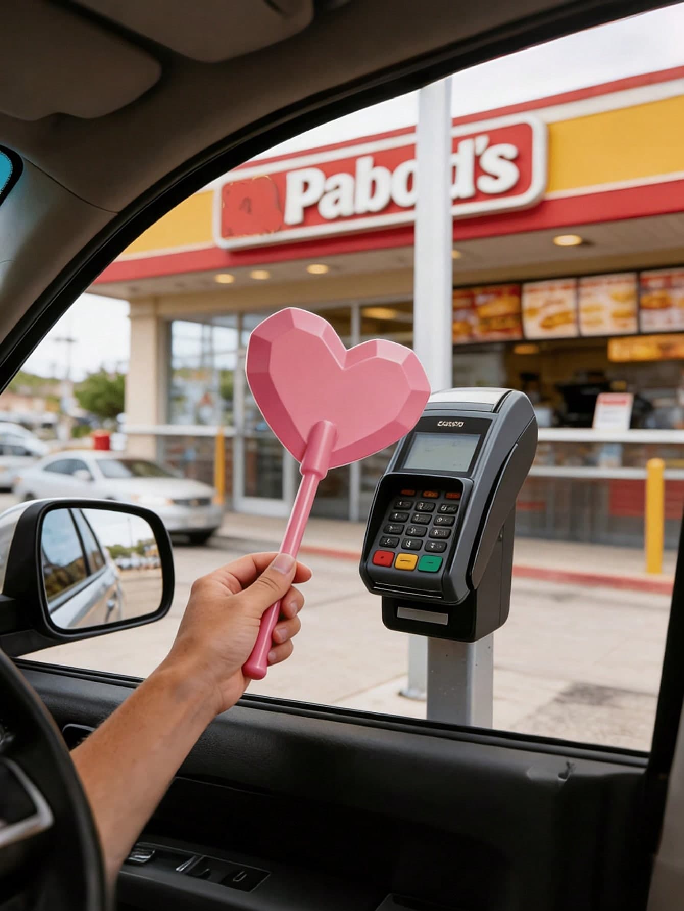 Magic Wand Card Holder, Heart-Shaped Payment Wand, Credit Card Payment Wand For Easy And Convenient Contactless Payment, Suitable For Various Payment Scenarios, Ideal For Cosplay And Parties
