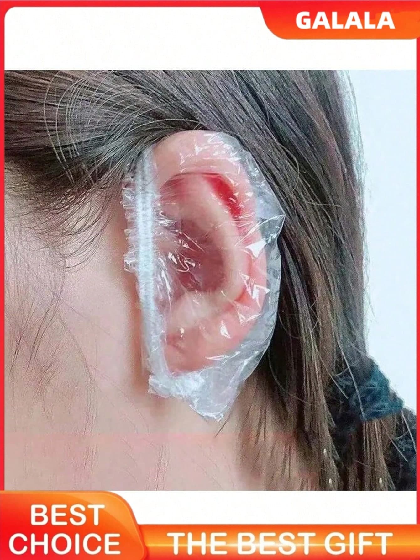 1/5/10/100/200pcs Transparent Bath Ear Covers, Waterproof Elastic Ear Covers, Thickened Large Size High Elastic Ear Covers, For Bathing And Hair Care, Convenient For Travel, Home Bathroom Decor, Autumn Decor, Back To School Decor