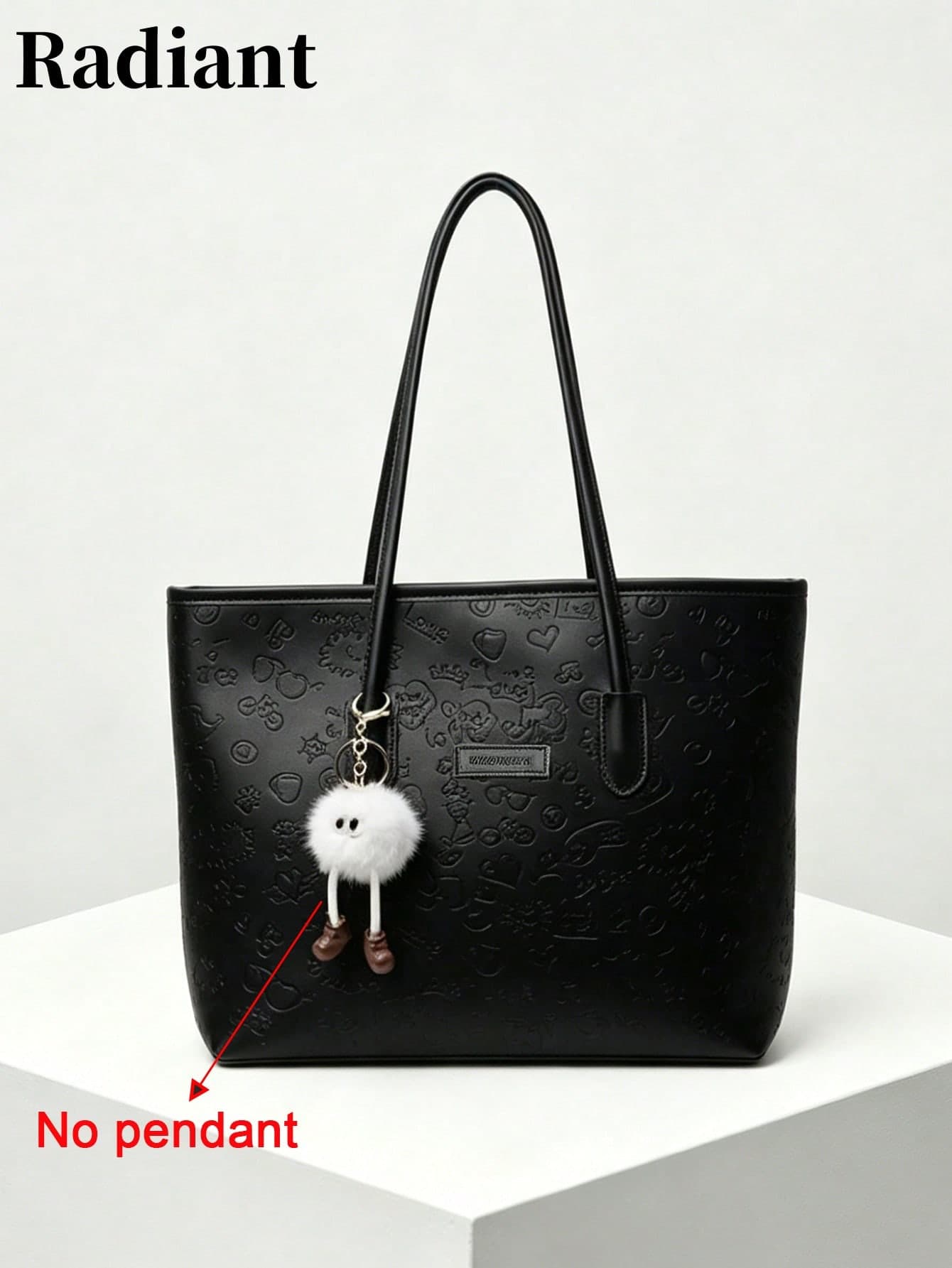 Large Capacity Women's Fashion Multifunctional Shoulder Bag, New Canvas Tote Bag, Suitable For School, Commuting And Shopping (No Pendant)