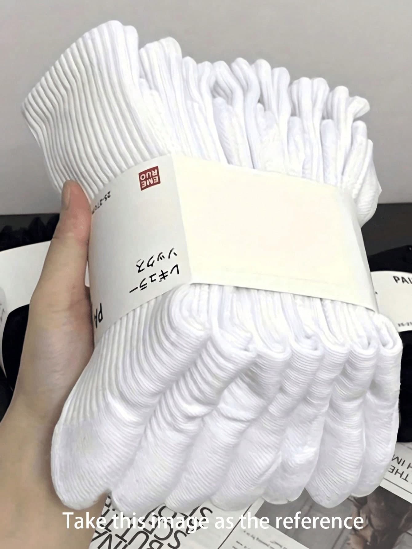 10 Pairs Men's Pure White Mid-Calf Socks, American Style Moisture-Wicking Breathable Daily/Sports Long Socks, Unisex Couple Style Suitable For Autumn/Winter Wear, Women's Socks, Cute Socks, Girls' Socks, Autumn/Winter/Spring Socks, Mesh Detail, Rail Hole Design, Moisture-Wicking And Sweat-Absorbing, Soft And Smooth, Suitable For Various Holidays, Sports, Casual, Business And Other Daily Wear, Can Be Worn Year-Round..Valentine's Day Gift (1/3/5/8/10 Pairs)
