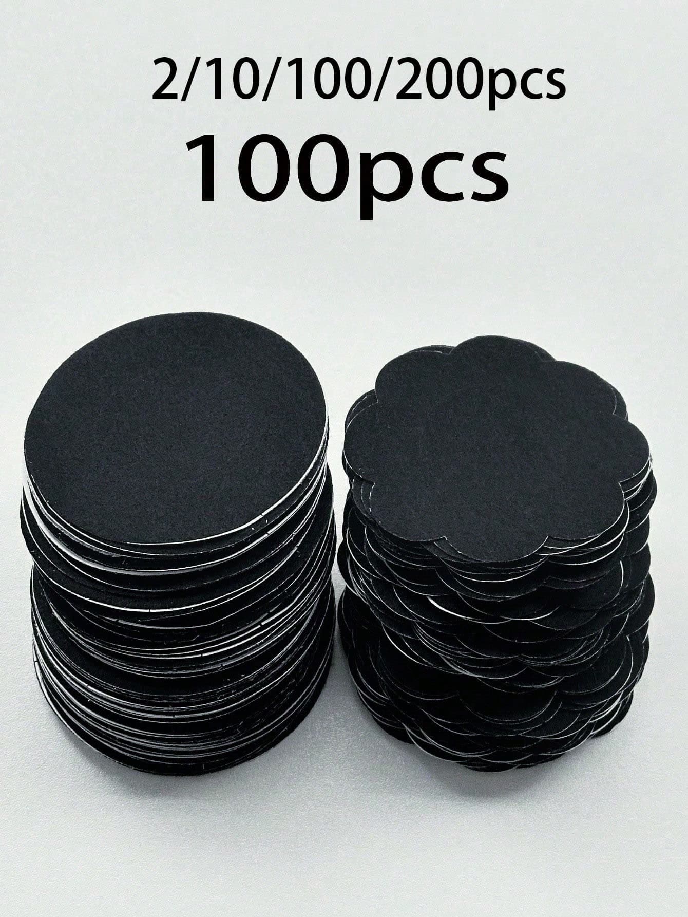 2/10/100/200pcs Disposable Nipple Covers, Seamless Breathable Self-Adhesive Invisible Breast Petals, Suitable For Women's Low-Cut Evening Dresses, Bra Accessories, Prevent Exposure
