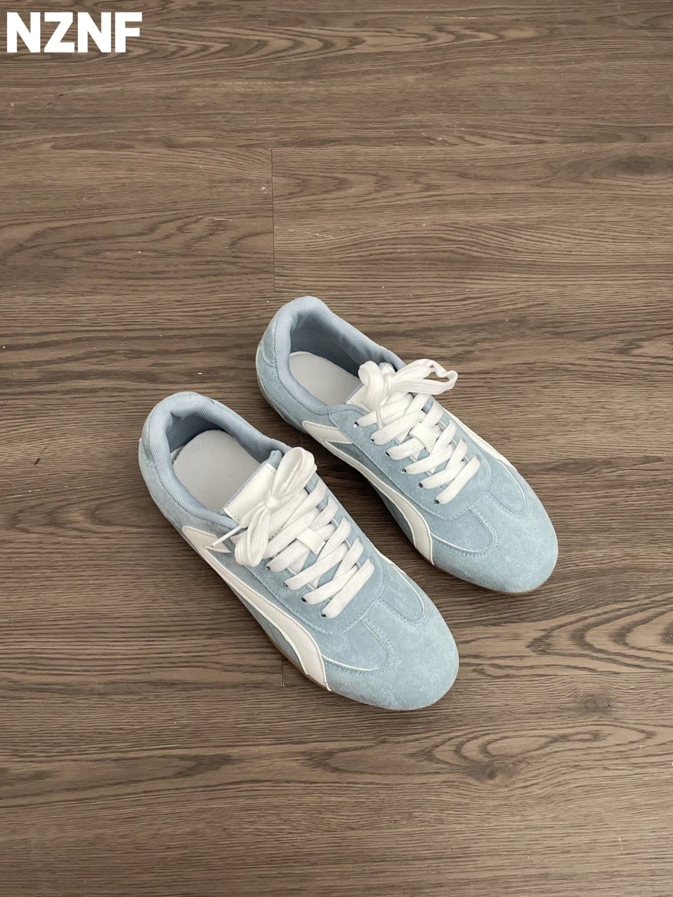 NZNF Premium Flat German Trainer Shoes For Women, New Autumn Versatile Sneakers To Match With Skirts