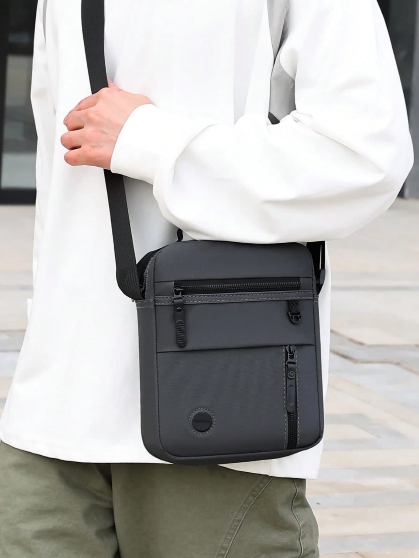 Men's Oxford Fabric One Shoulder Bag Crossbody Bag Travel Vacation Daily Commute Minimalist Personalized Fashion Sports Vintage Business Unisex Handsome College Punk Rainproof Scratch-Resistant Anti-Aging Multifunctional Multi-Compartment Organized Storage Multi-Layer Crossbody Bag Men Students Christmas Halloween Valentine's Day Father's Day Gift For Boyfriend Gift For Friend Gift For Father