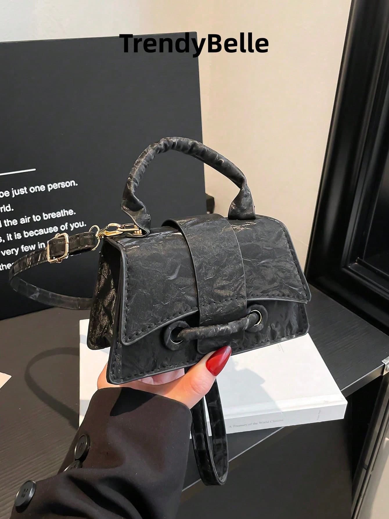 This Year's Popular High-Quality Lipstick Pouch, Mini Square Bag, New Solid Color Versatile Handbag For Women (6.2in*3.7in*2.7in)