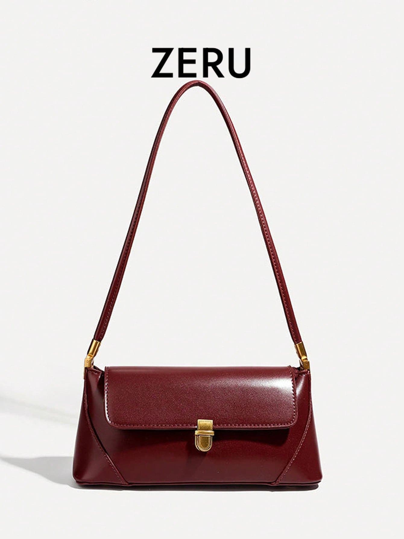 New French Fashion Underarm Women Bag, Retro Minimalist Baguette Bag, High-Quality Versatile Shoulder Bag For Women