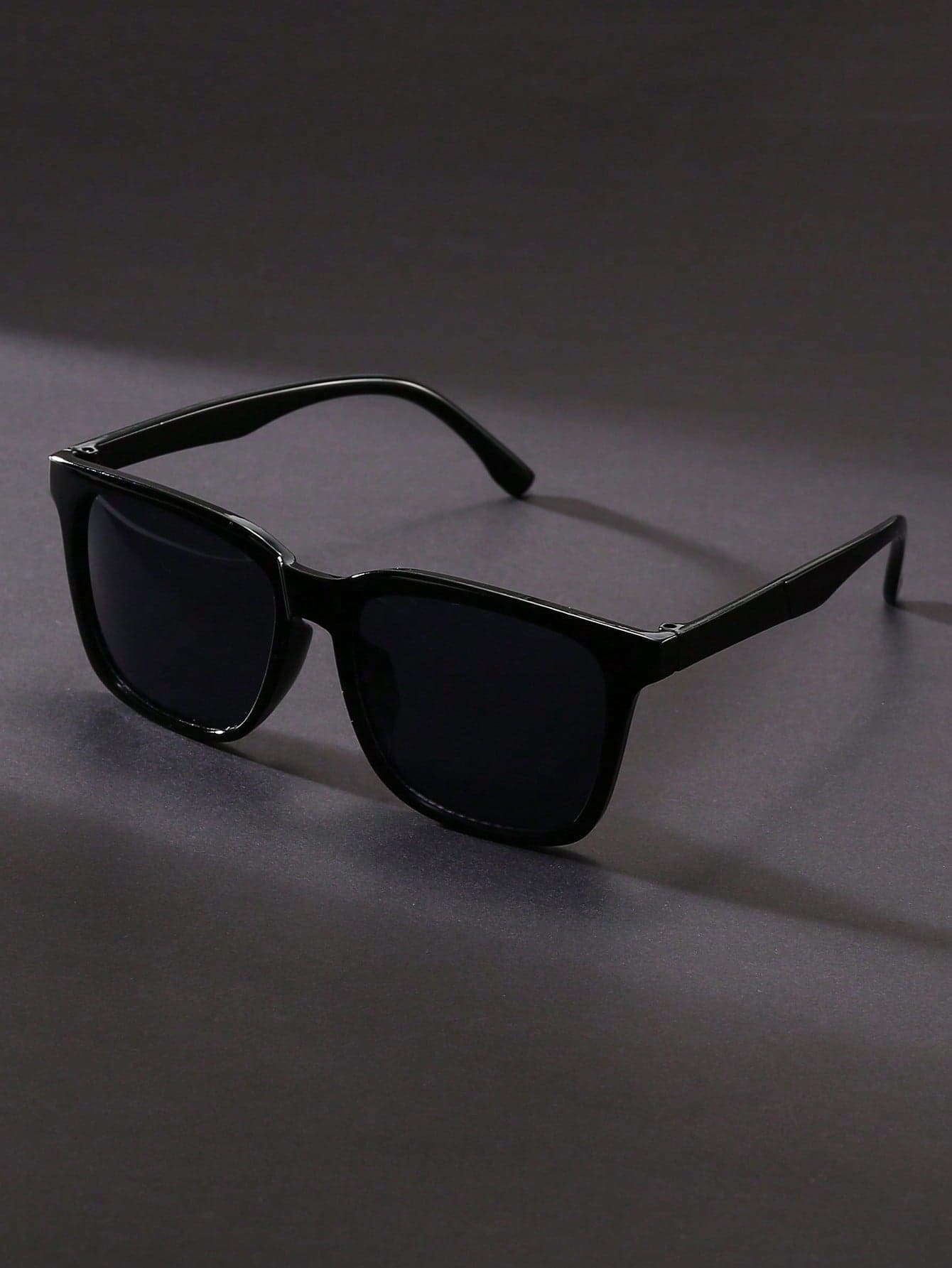 1pc Stylish Square Frame Men's And Women's Large Frame Y2K Personalized Summer Beach Driving Glasses