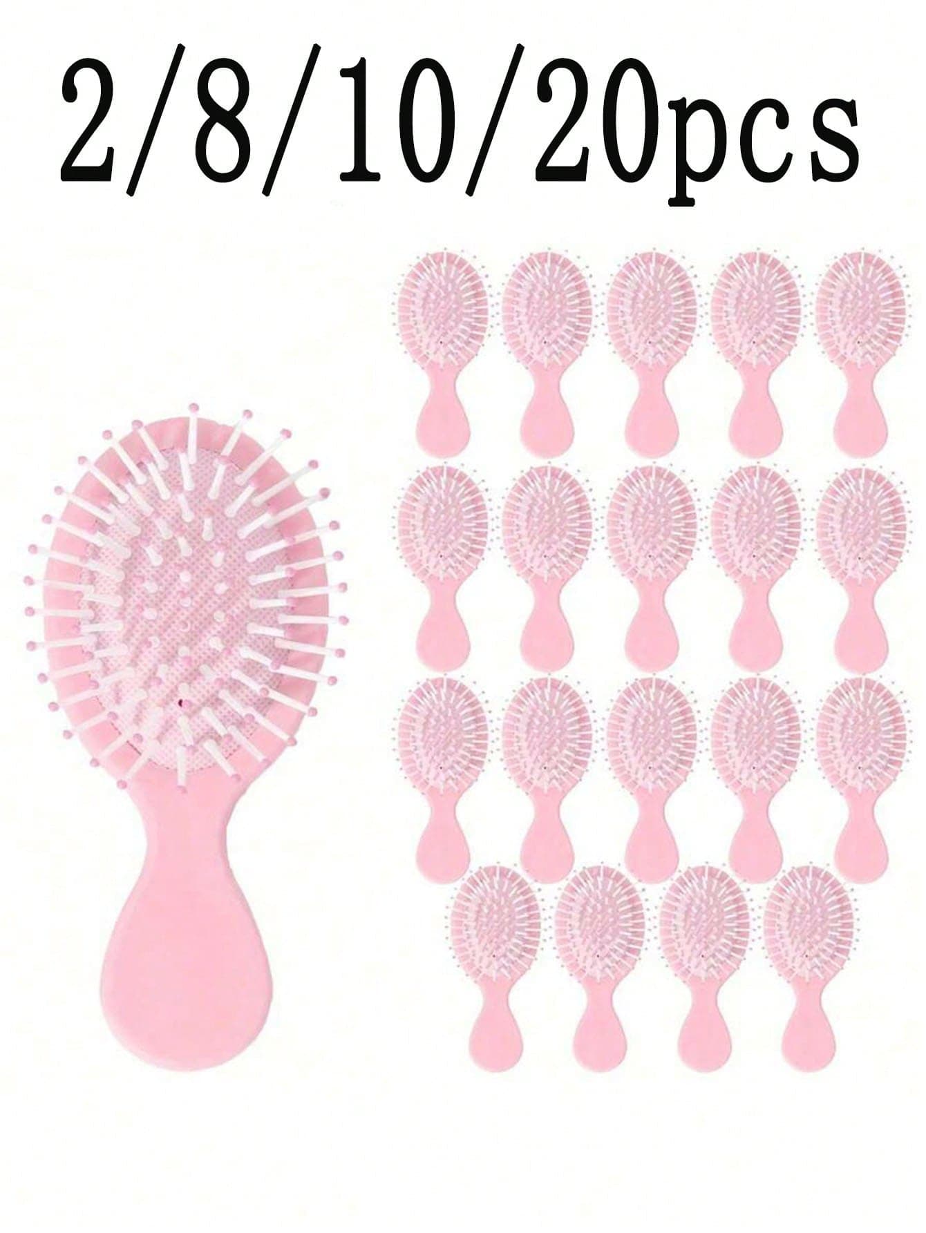 2/8/10/20pcs Cute Solid Color Air Cushion Comb, Portable, Compact Massage Seat Comb, Unisex, Hair Care Tool, Massage Brush, Cute Comb, Minimalist Style, Lightweight Comb, High-Quality Material, Handheld Comb, Beauty Accessory, Travel Essential, Women's Hair Care, Hair Brush, Smooth Back Comb, Styling Brush, Curling Brush, Edge Comb, Comb, Hair Combing, Hair Combing Set, Comb, Curling Comb, Detangling Comb, Women's Hair Brush, Hair Care, Travel, Hair Care Product, Hair Styling Tool, Hair Styling Supplies, Barber, Barber Accessories, Barber Shop, Hair Styling Equipment