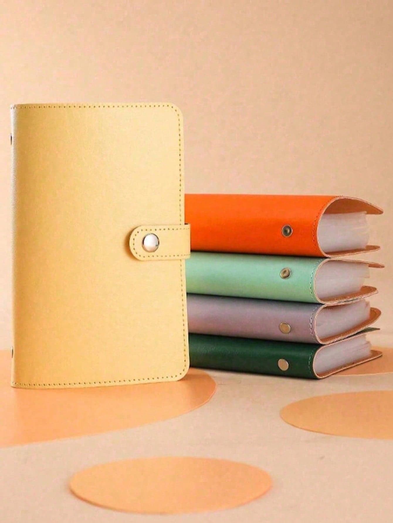 100-Bill Cash Storage Notebook With Bill And Stamp Photos, 1A6 Large Capacity Storage Space, Envelope Challenge Binder, Savings Challenge Book With Envelopes, Successful Savings Goal Envelope Challenge Binder, Multi-Functional Portable Loose-Leaf Storage Organizer, School Supplies, Back To School Essentials