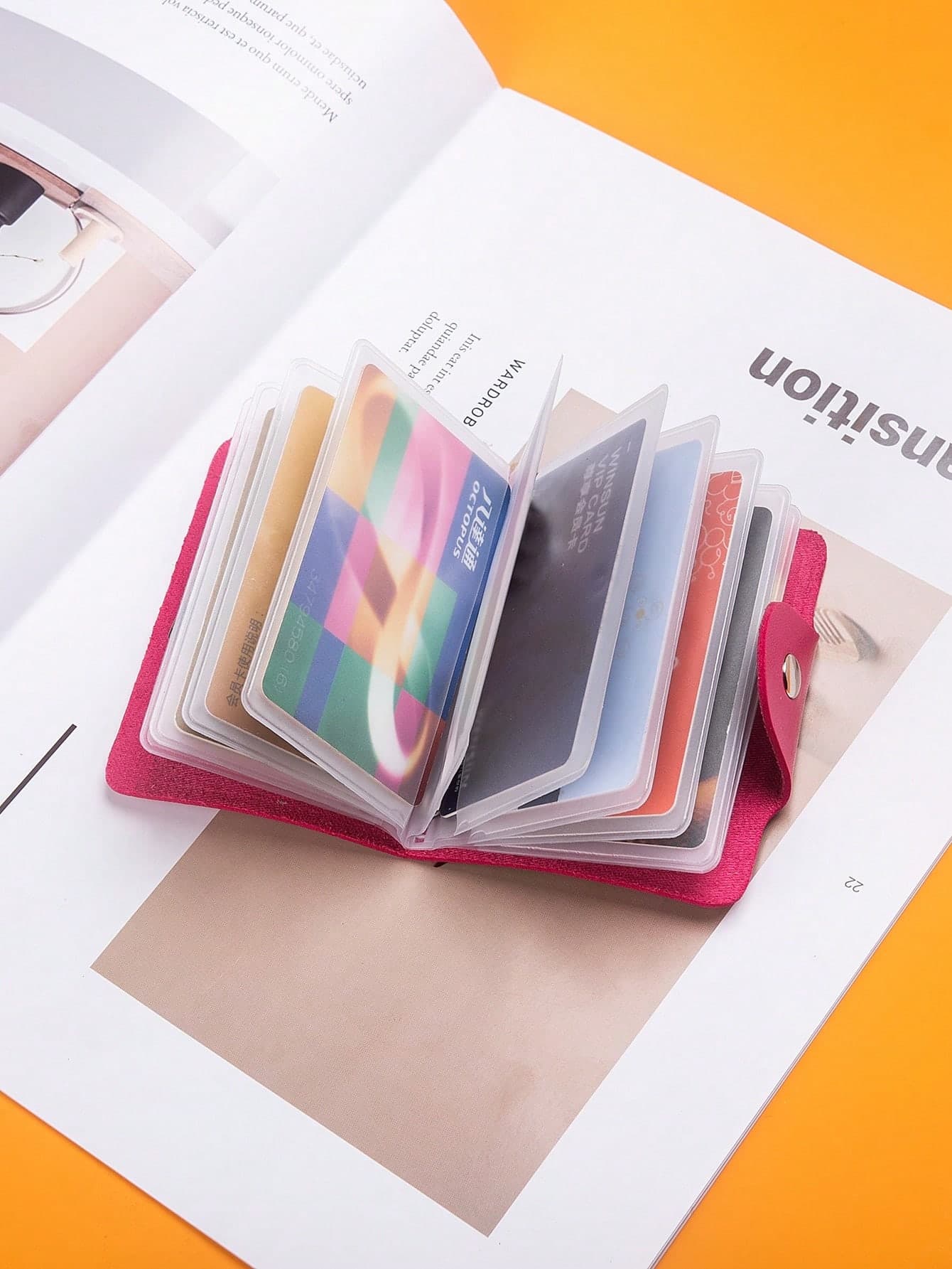 Elephant Pattern Card Holder Bank Card Wallet Multi-Slot Card Sleeve Wholesale Printed Advertising Insurance Business Gift Card Clip