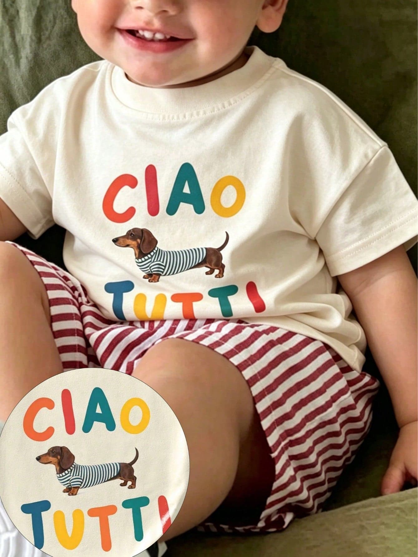 1pc Printed Pullover Short Sleeve T-Shirt, Young Boy Student Children's Summer Clothing Top