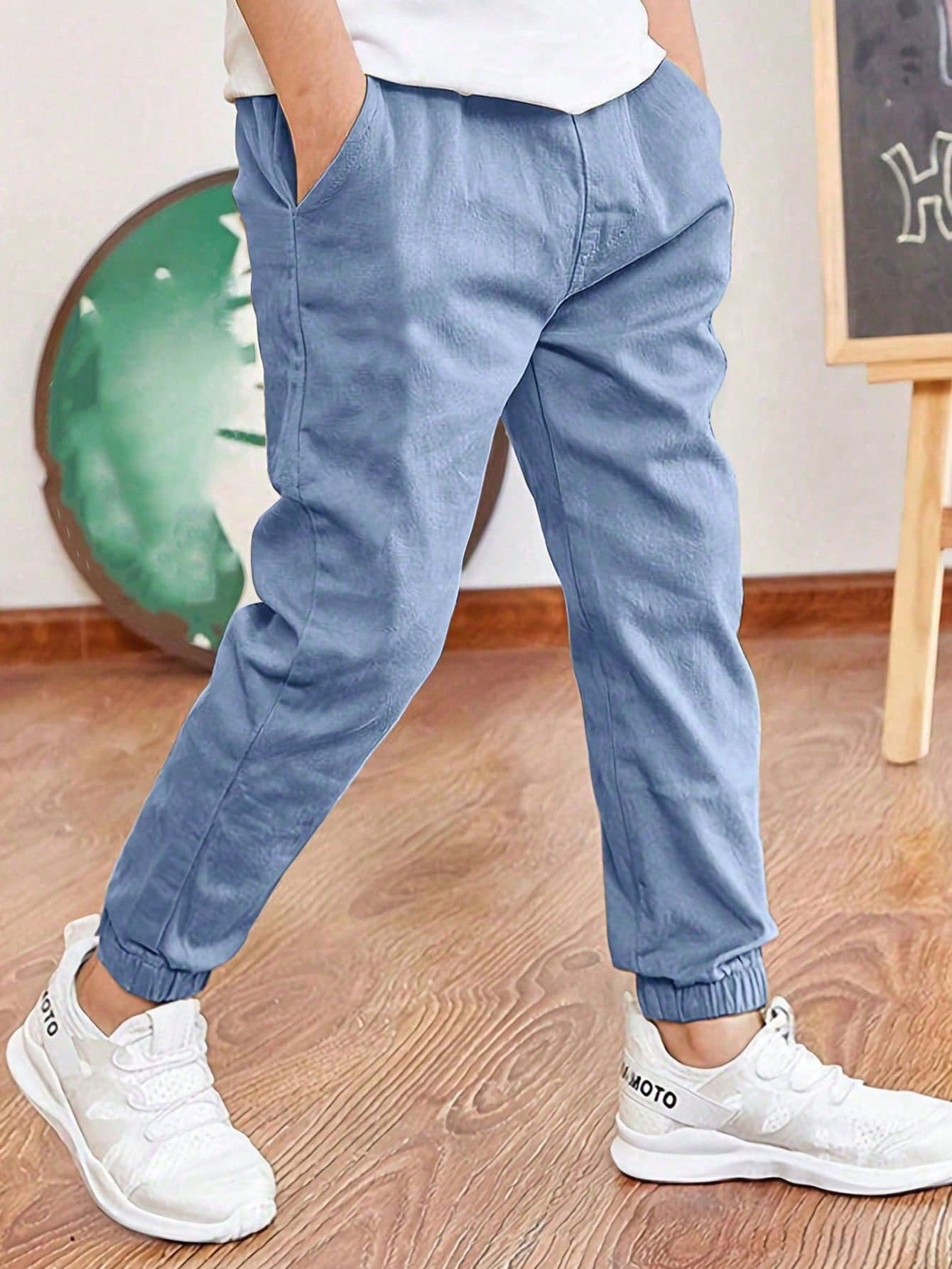 1pc Teen Boys Casual Outdoor Cargo Pants With Pockets, Spring/Autumn