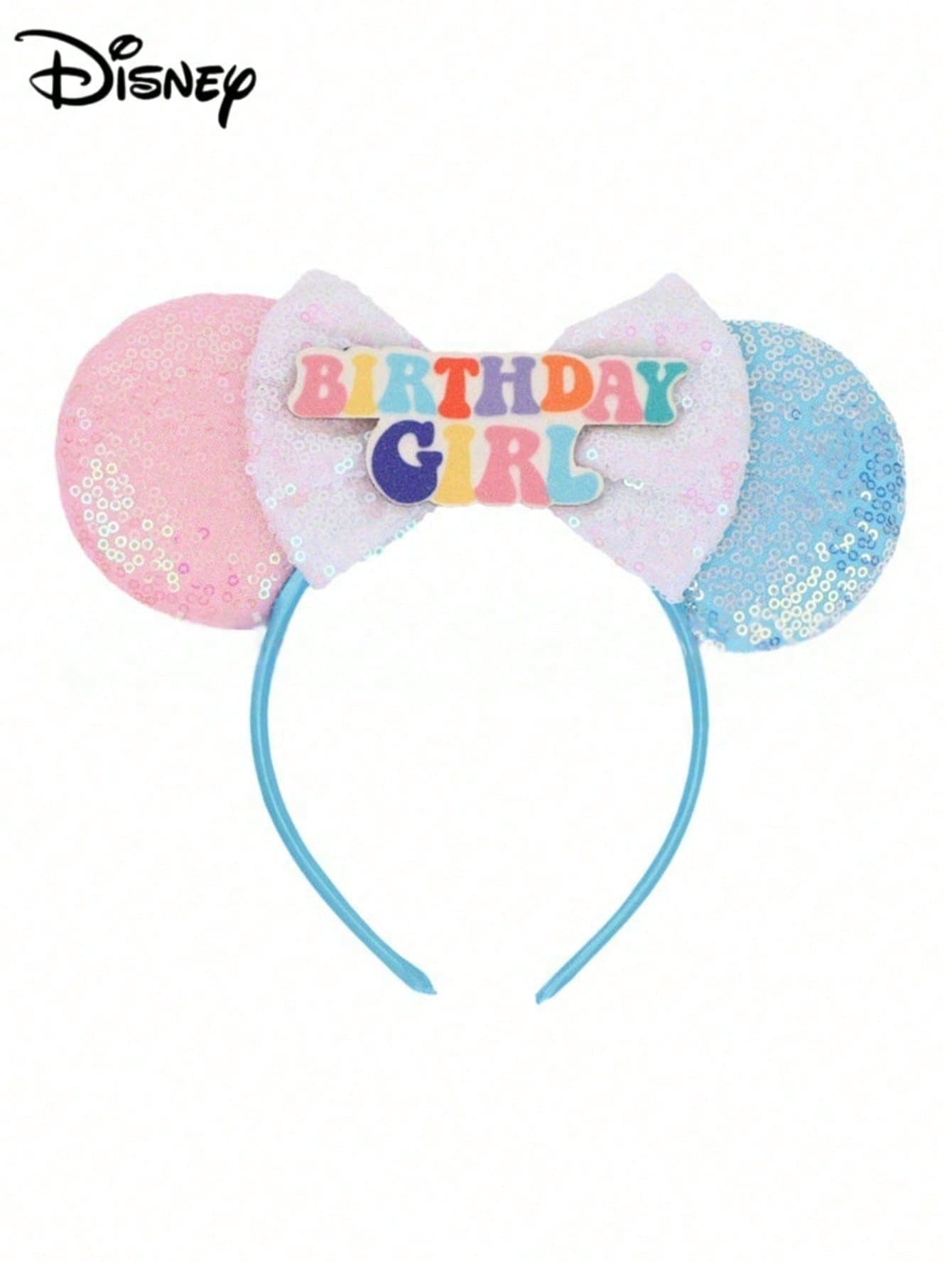 Disney 1pc Set Includes Headband, Cartoon Mickey Mouse Ear Headband, Unique Design Hair Band, Suitable For Holiday Party, Women's Hair Accessories