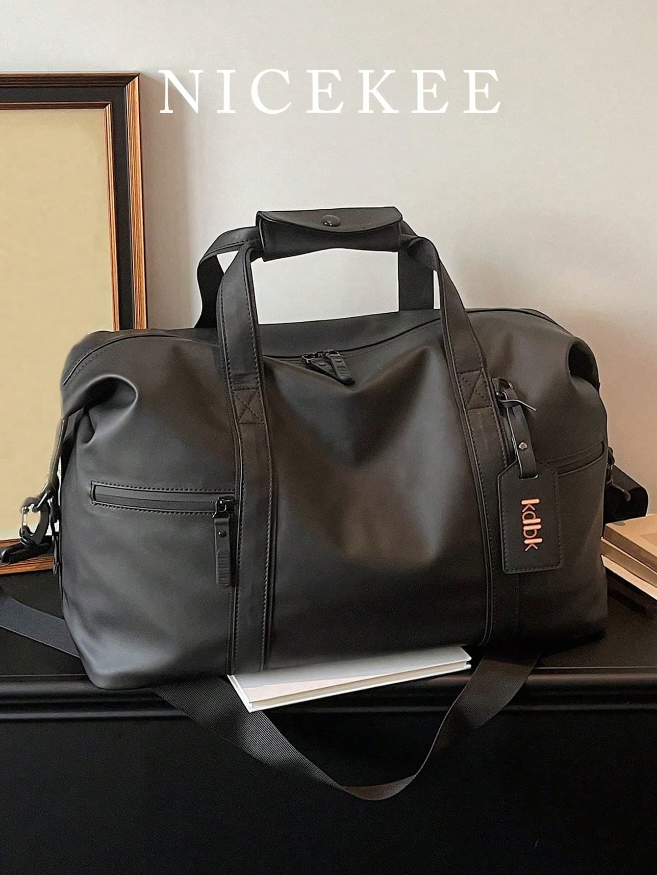 Large-Capacity Portable One-Shoulder Tote Bag For Fitness Exercise, Personalized Widened Adjustable Shoulder Strap, Suitable For Daily Travel, Sports.