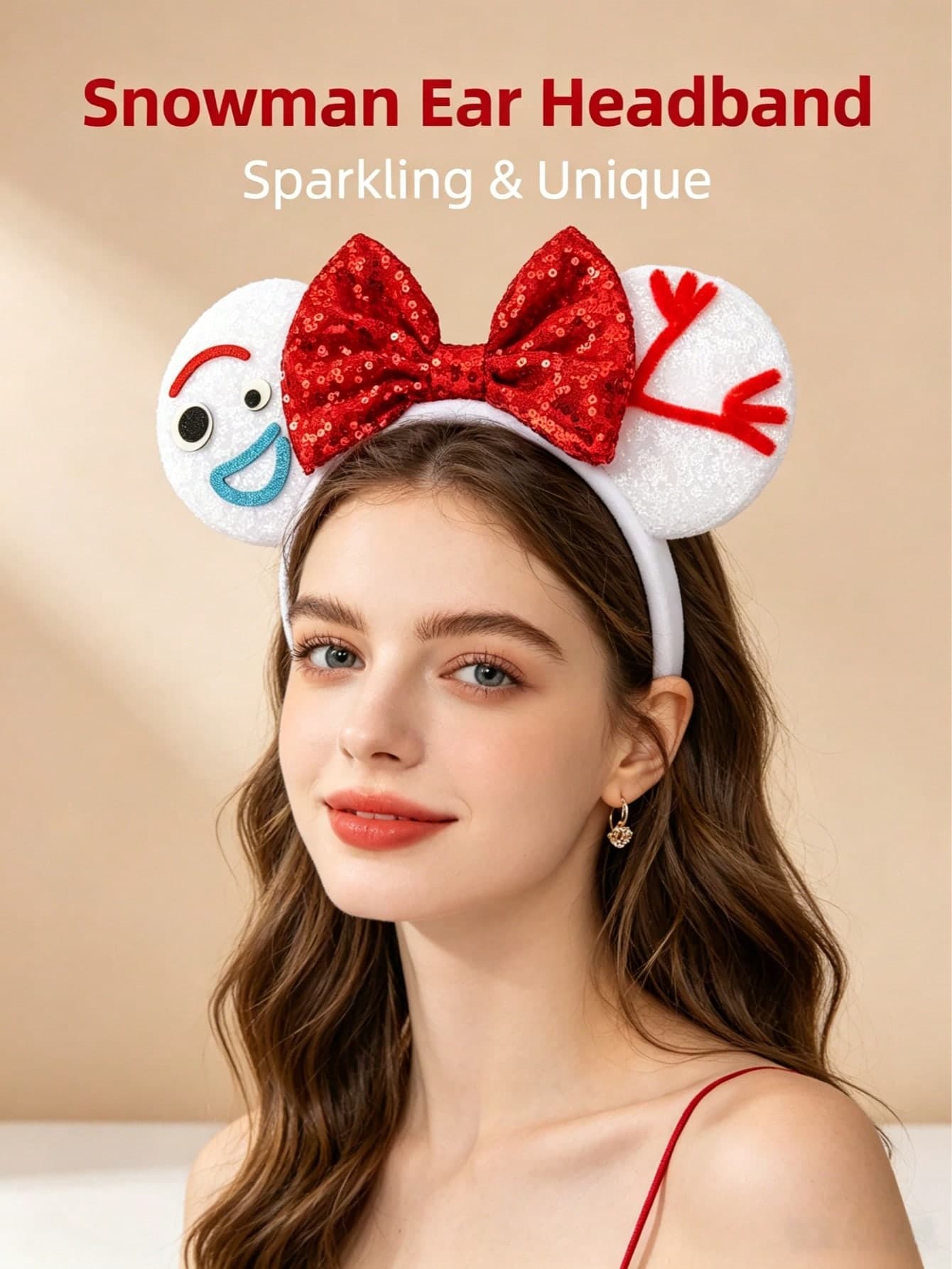 Disney Olaf Minnie Glitter Headband
